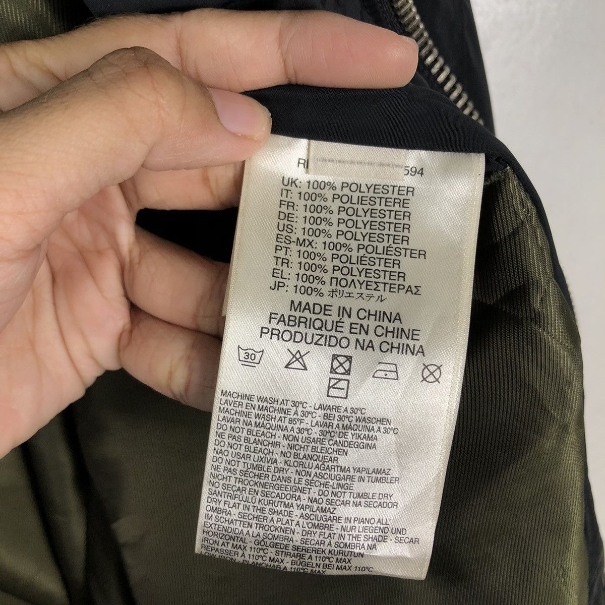 Diesel 🔥Biker Jacket Diesel Zipper Jacket Bondage Parachute Design Size US XXL / EU 58 / 5 - 21 Thumbnail