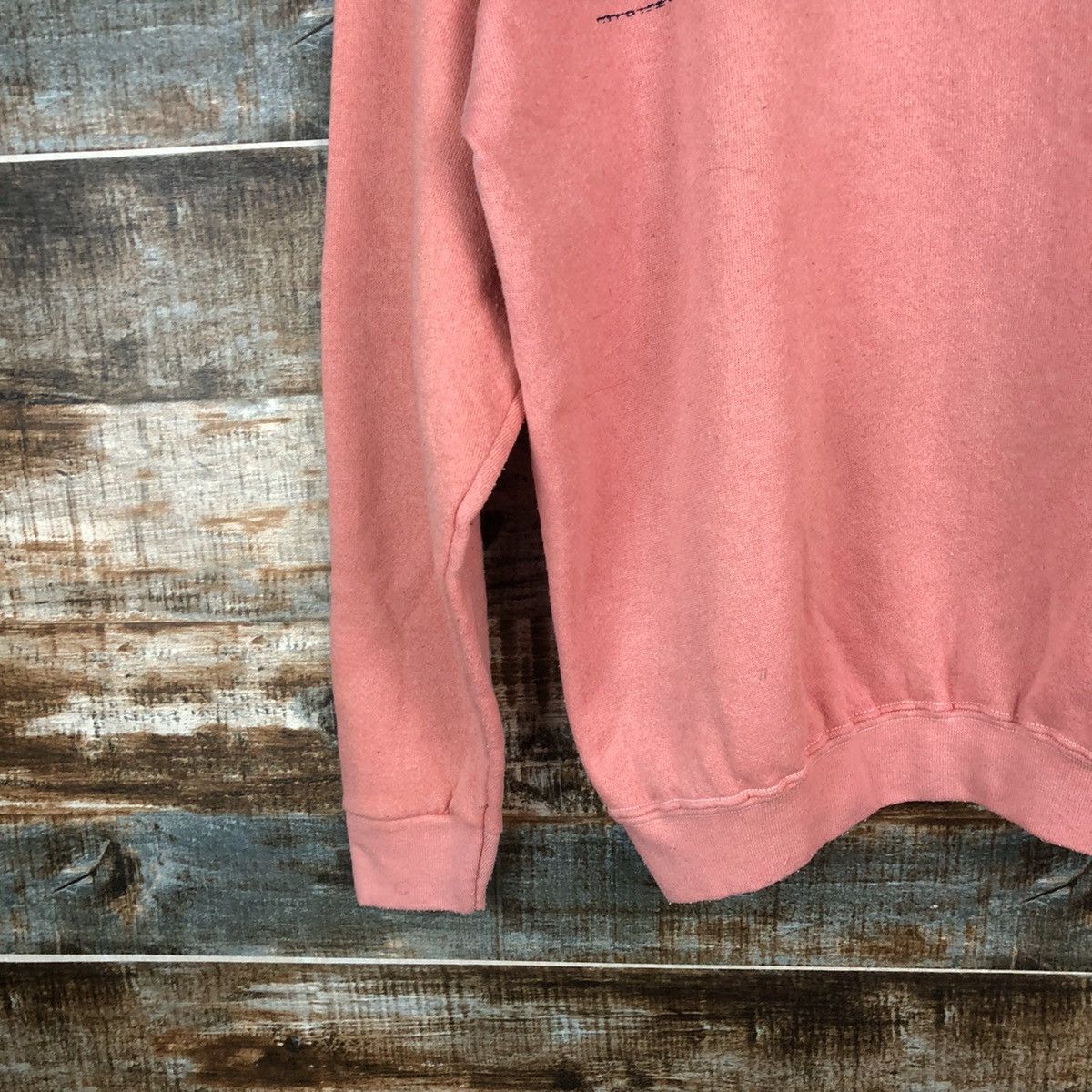 Japanese Brand × Vintage Vintage Sweatshirt Bear Surf Boards Pink #978 Size US M / EU 48-50 / 2 - 7 Thumbnail