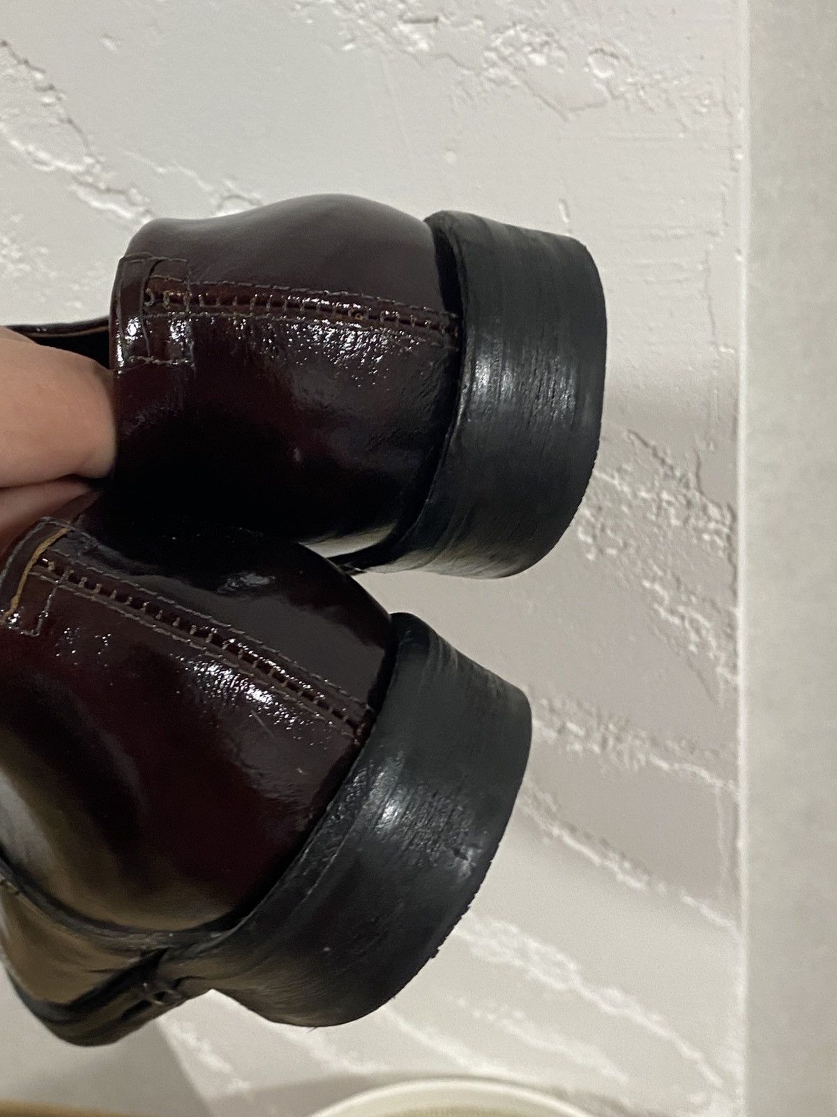 A.S.98 A.S.98 burgundy patent Leather Avantgarde Shoes Size: 42 Size US 9 / EU 42 - 11 Thumbnail