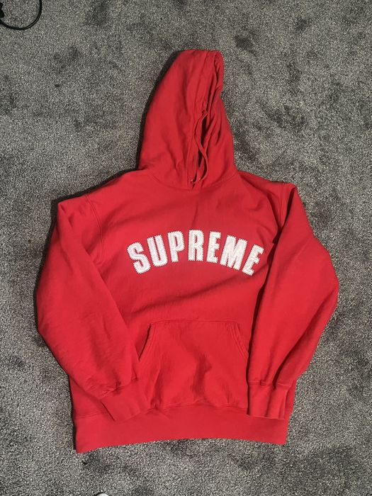 Supreme Pearl Logo Hooded Sweatshirt | Grailed