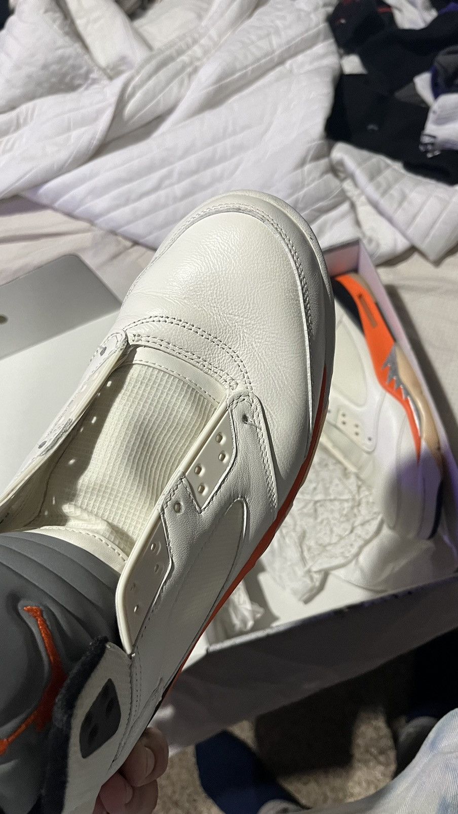 Jordan Brand Jordan 5 shattered backboard // Blaze orange Size US 12 / EU 45 - 3 Thumbnail