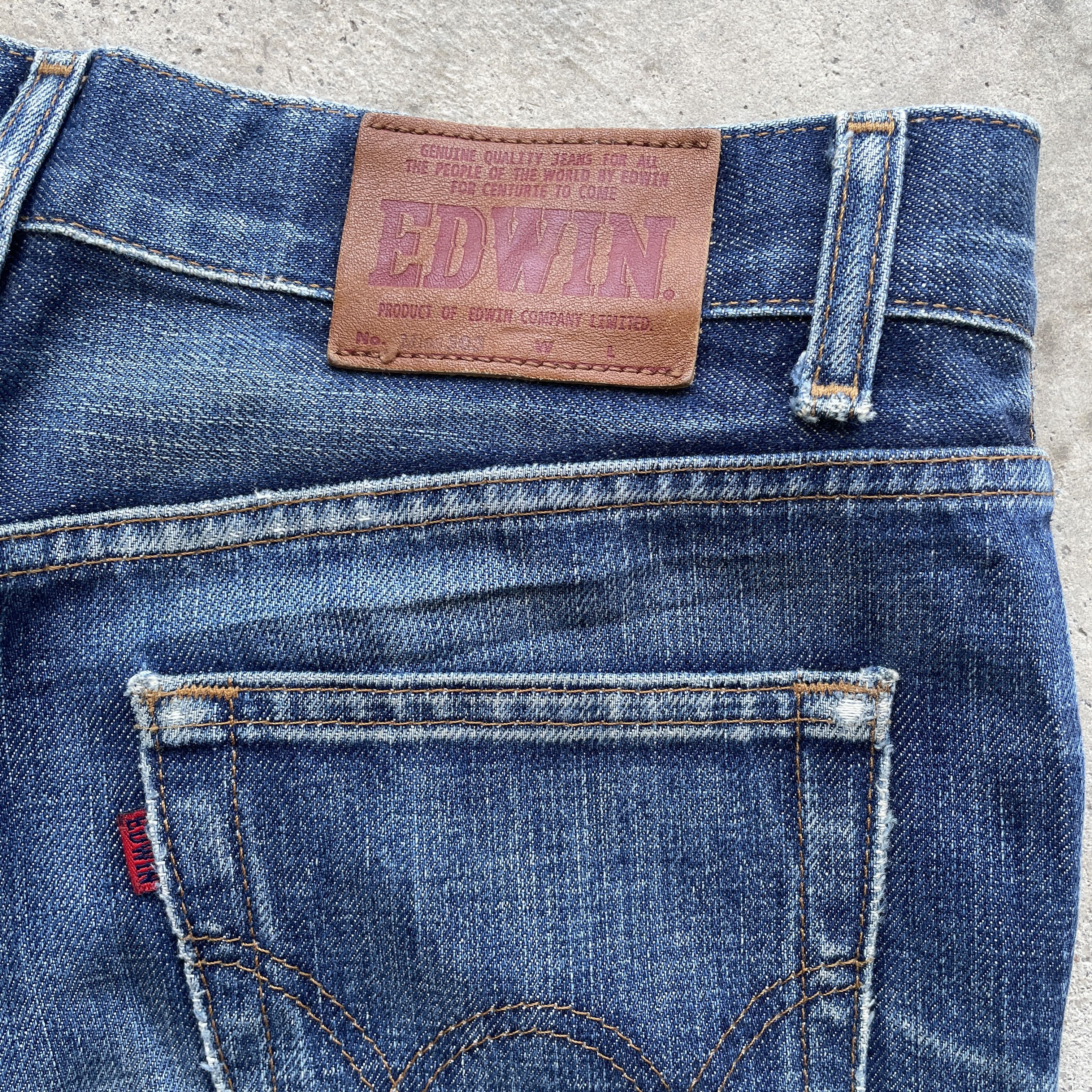 Japanese Brand VINTAGE EDWIN 503 FLARE DENIM FADED BOOTCUT PANTS JEANS W29 Size US 29 - 8 Thumbnail