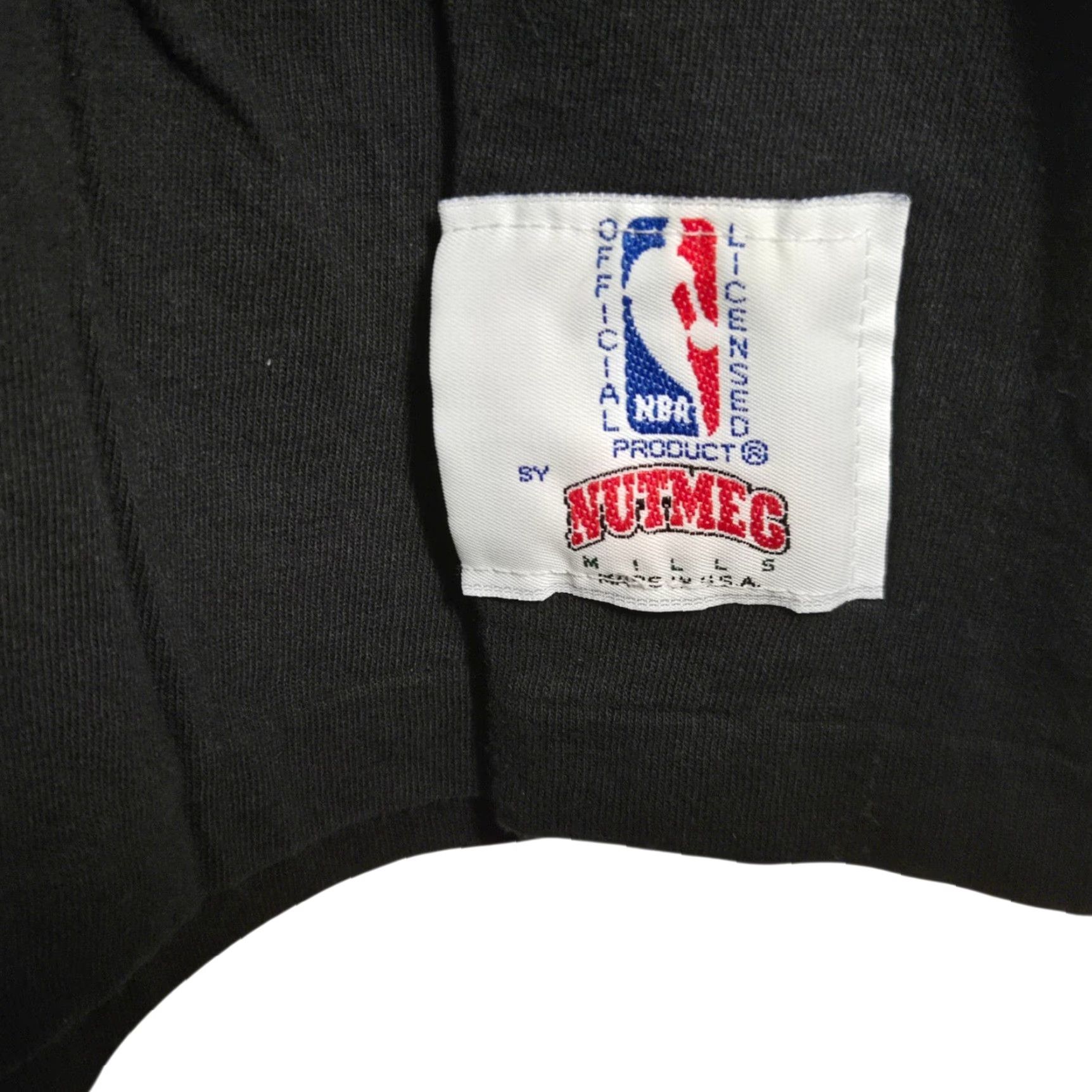 Nutmeg VINTAGE Nutmeg Boston Celtics Larry Bird Rap Tee Mens M Black 90s Single Stitch Hip Hop Mens Size US M / EU 48-50 / 2 - 2 Thumbnail