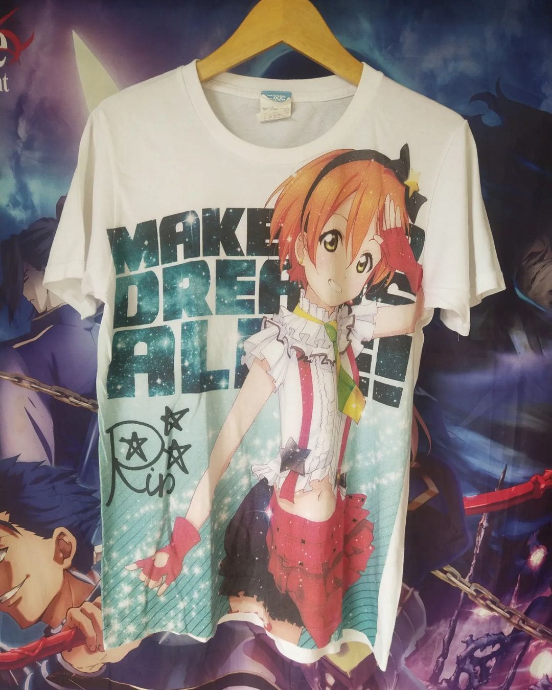 Anime × Japanese Brand Love Live! Hoshizora Rin Half AOP Anime Idol Tees Cospa Size US M / EU 48-50 / 2 - 1 Thumbnail
