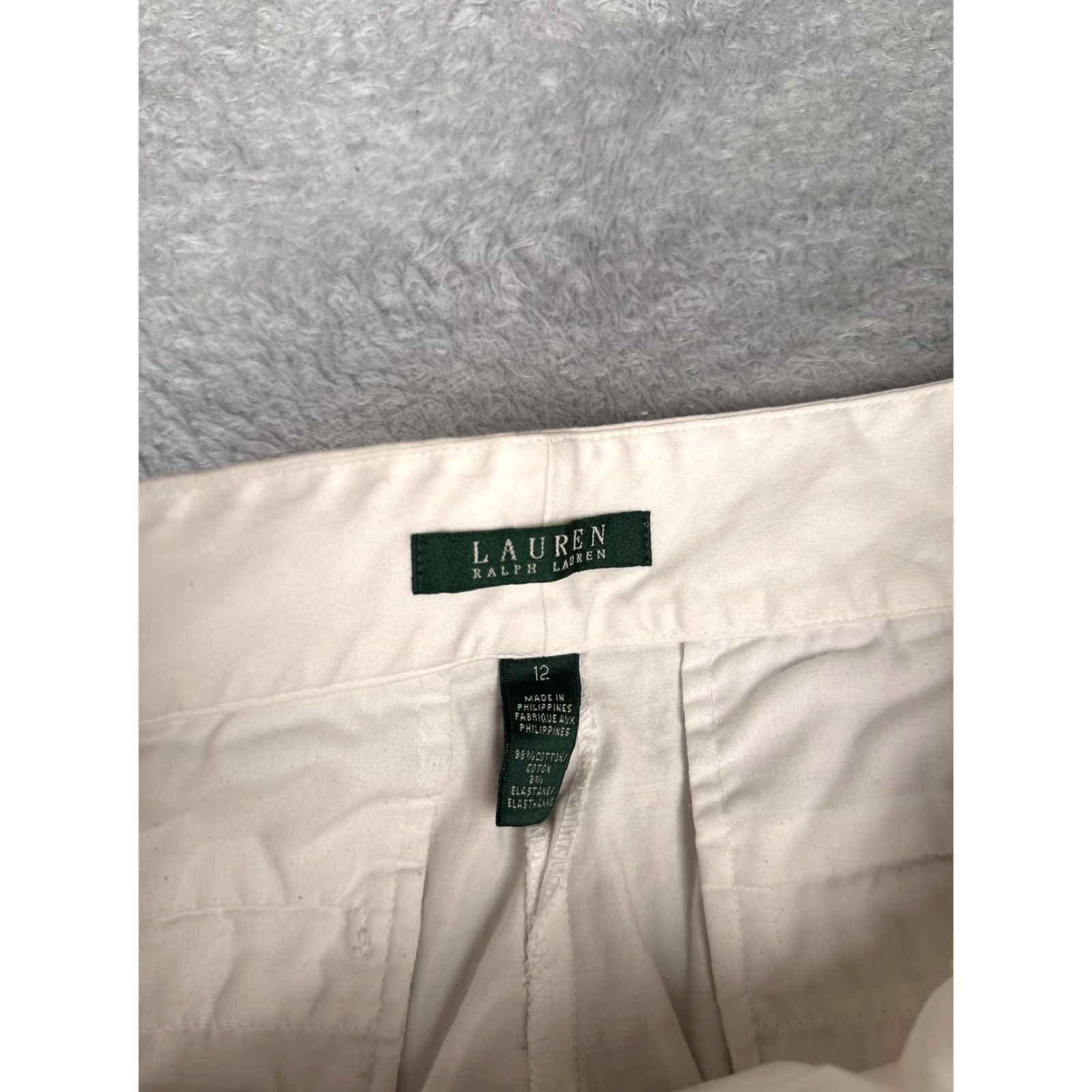 Ralph Lauren Lauren Ralph Lauren Shorts Womens 12 White Bermuda Chino Golf Dressy Casual Size 34" / US 12 / IT 48 - 7 Thumbnail