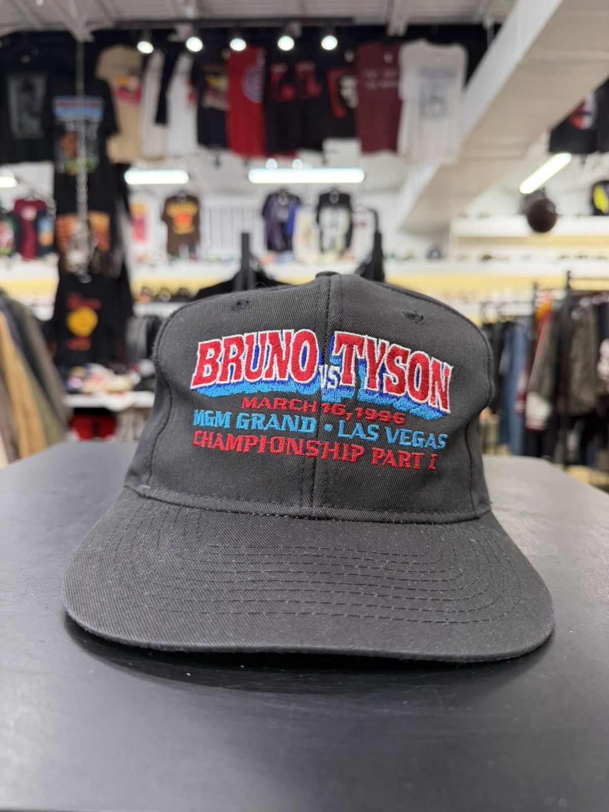 Vintage Vintage 90s Bruno Vs. Tyson Boxing Hat Size ONE SIZE - 2 Thumbnail