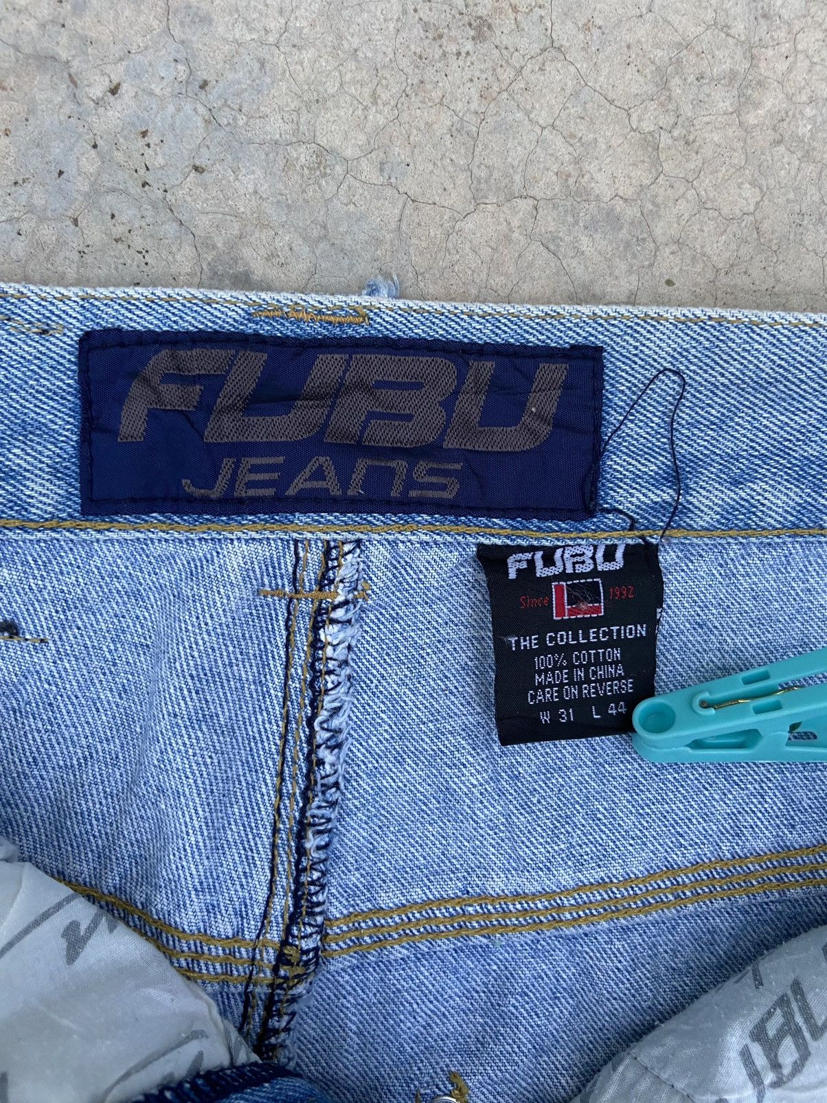 Fubu 🔥 Vintage y2k FUBU jeans baggy pants street fashion jnco Size US 30 / EU 46 - 14 Thumbnail