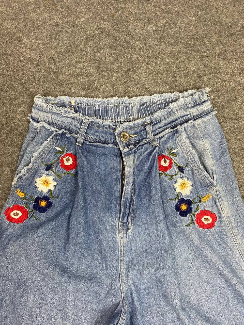 Japanese Brand vintage japanese brands wide leg high waist nice designdenim Size 28" / US 6 / IT 42 - 6 Thumbnail