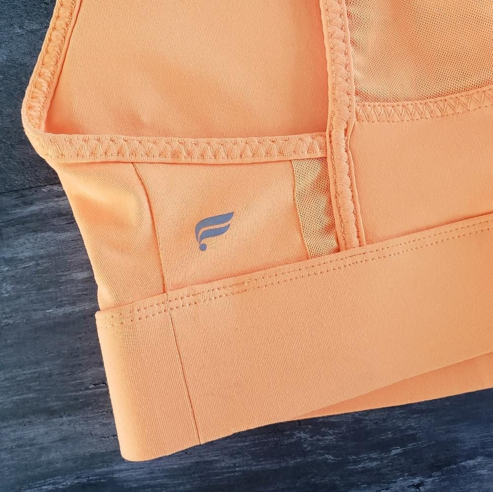 Fabletics Orange Neon | Fabletics | Longline Sport Bra Size ONE SIZE - 4 Thumbnail