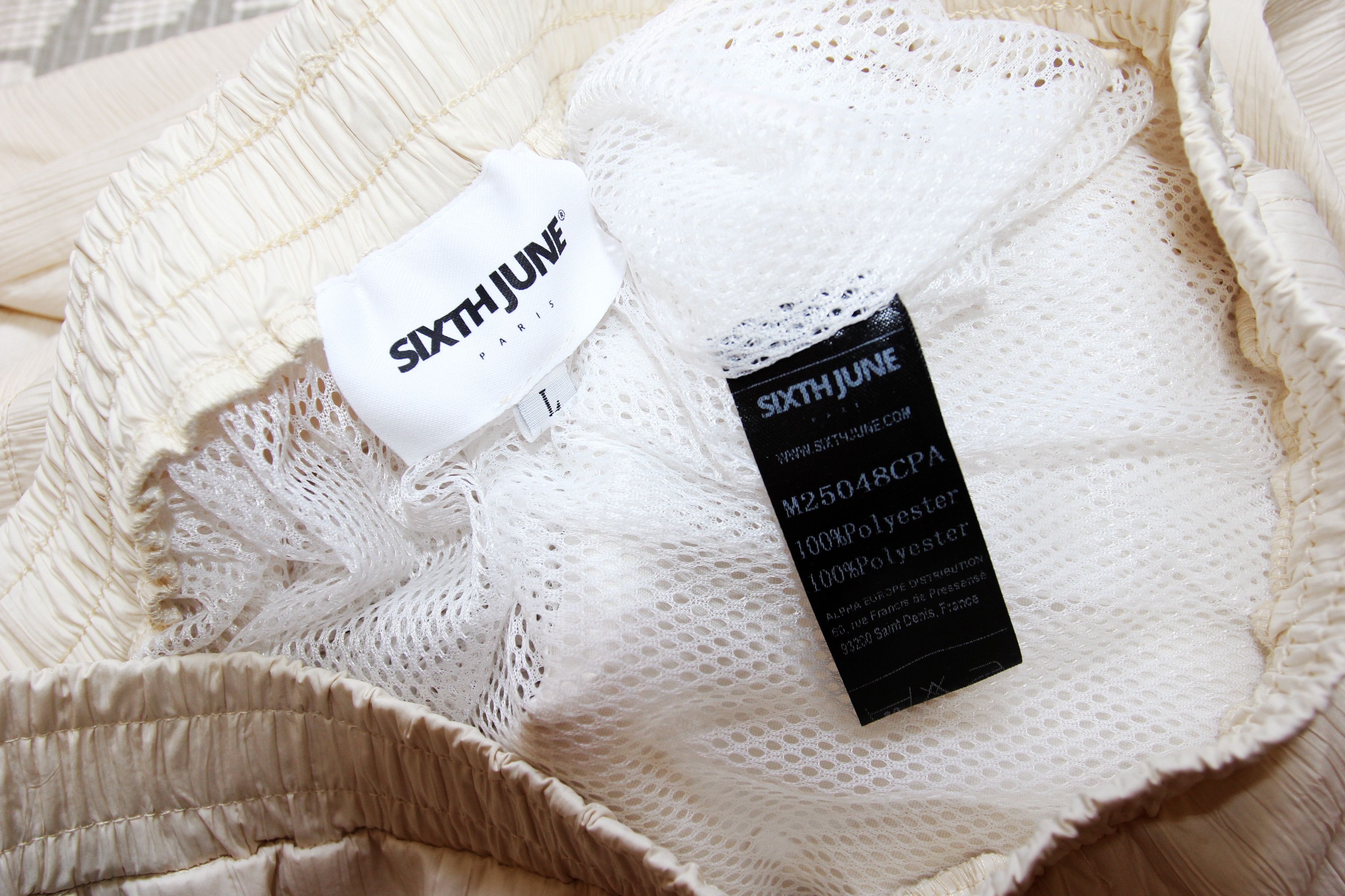 Sixth June Paris BNWT SS24 SIXTH JUNE CRINKLED TEXTURE CARGO PANTS L Size US 34 / EU 50 - 8 Thumbnail