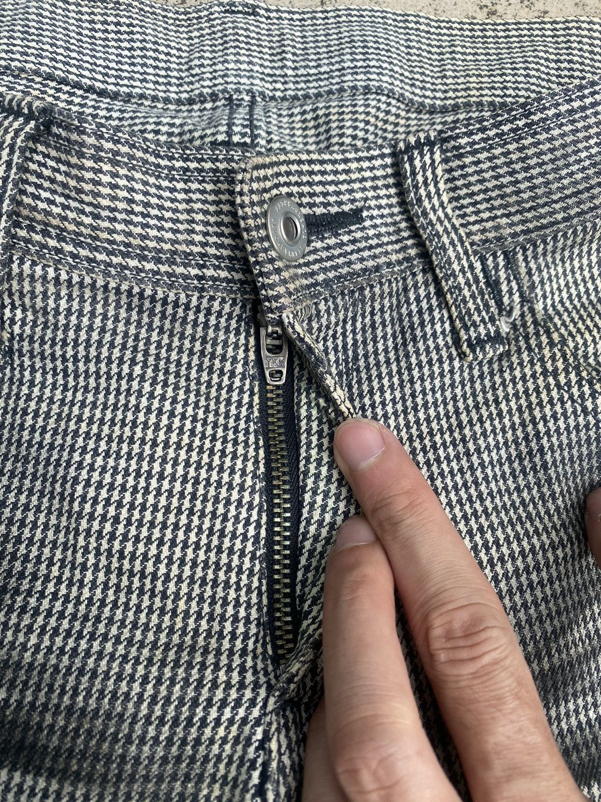 Designer × Neil Barrett × Punk and Yo Black Barrett Neil barrett Tartan Clawmark Slim Fit Jeans Size US 30 / EU 46 - 10 Thumbnail