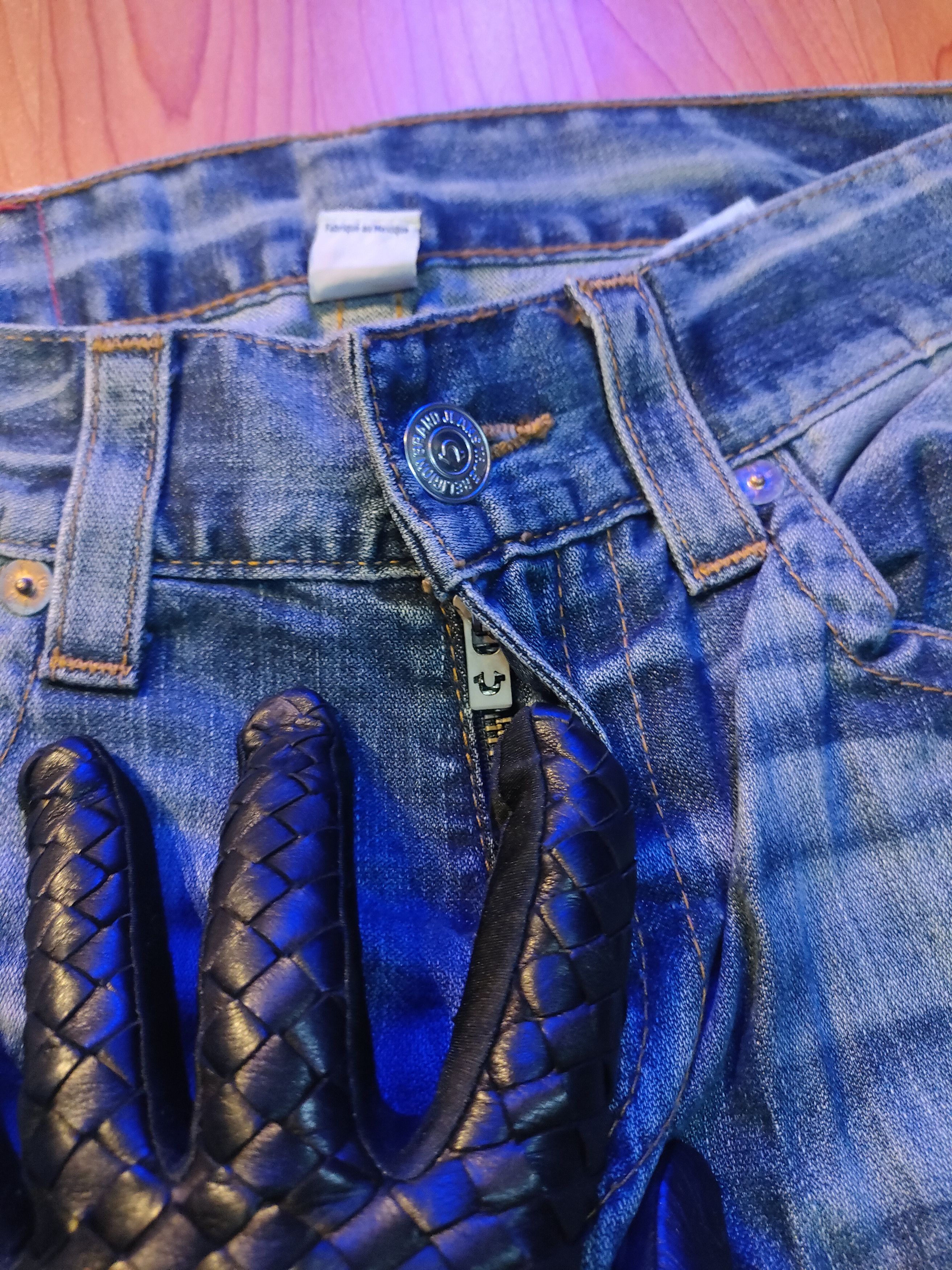 If Six Was Nine × Robins Jeans × True Religion True Religion Section Straight Jeans Size US 31 - 8 Thumbnail