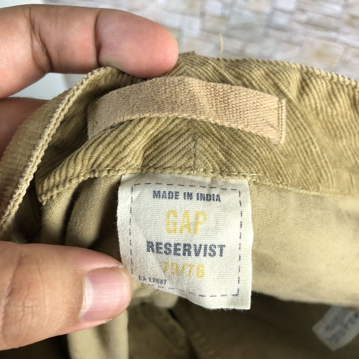 Gap Gap Reservist vintage Brown Corduroy bush Pants #A153 Size US 31 - 20 Thumbnail
