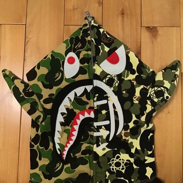 Bape BAPE × UNKLE Shark full zip hoodie ABC camo a bathing ape Size US L / EU 52-54 / 3 - 3 Thumbnail