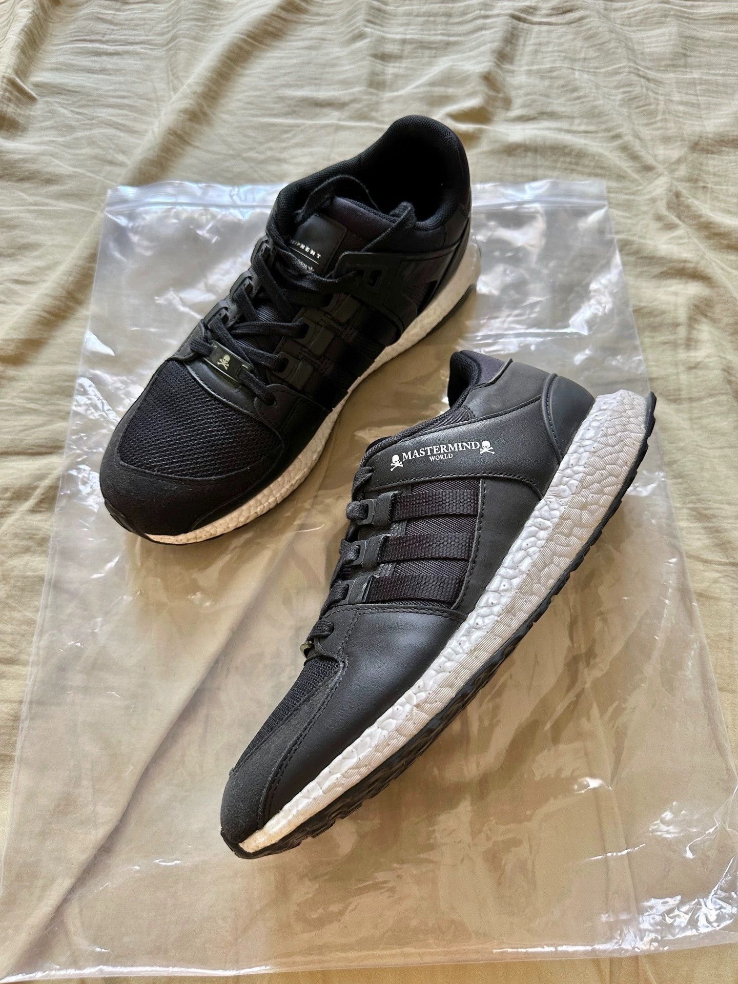 Mastermind World Mastermind x adidas EQT ULTRA MMW Unisex Black 95New 43 1/3 Size US 9.5 / EU 42-43 - 1 Thumbnail