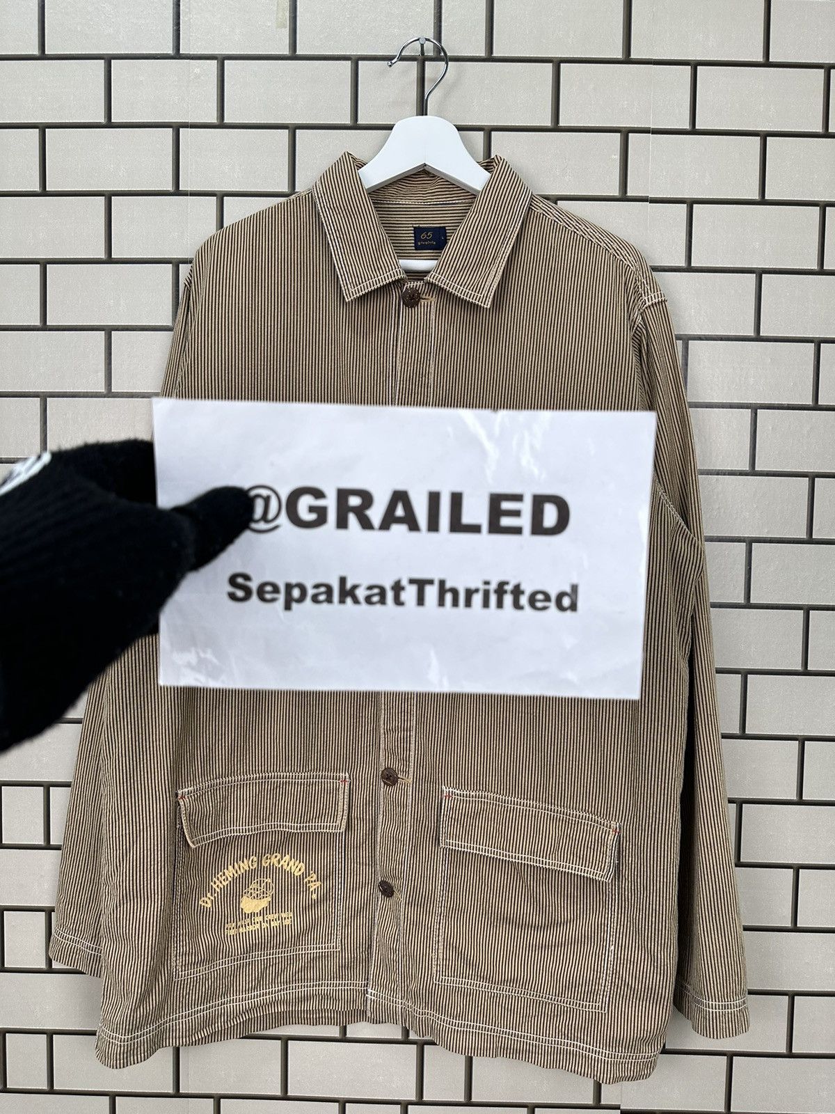 Japanese Brand Dr.Herming Grand PA By 65 Givelife Button Jacket Size US L / EU 52-54 / 3 - 14 Thumbnail