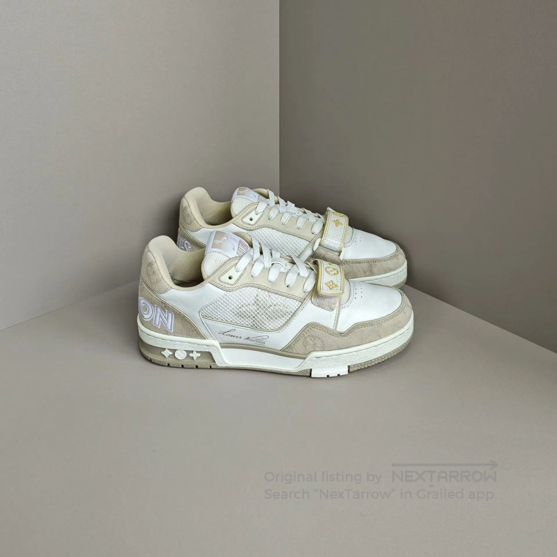 Louis Vuitton LV Trainer Velcro Sneakers. Size US 7 / IT 37 - 4 Thumbnail