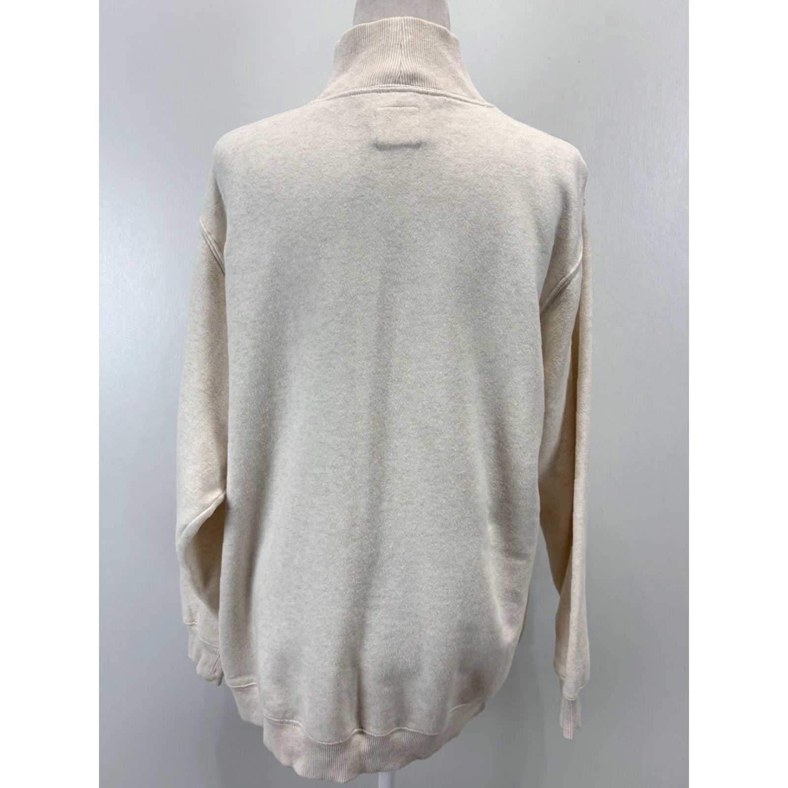 Vintage Aerie Sweatshirt Womens Small Oversized Ivory Pullover with Pockets Size S / US 4 / IT 40 - 3 Thumbnail