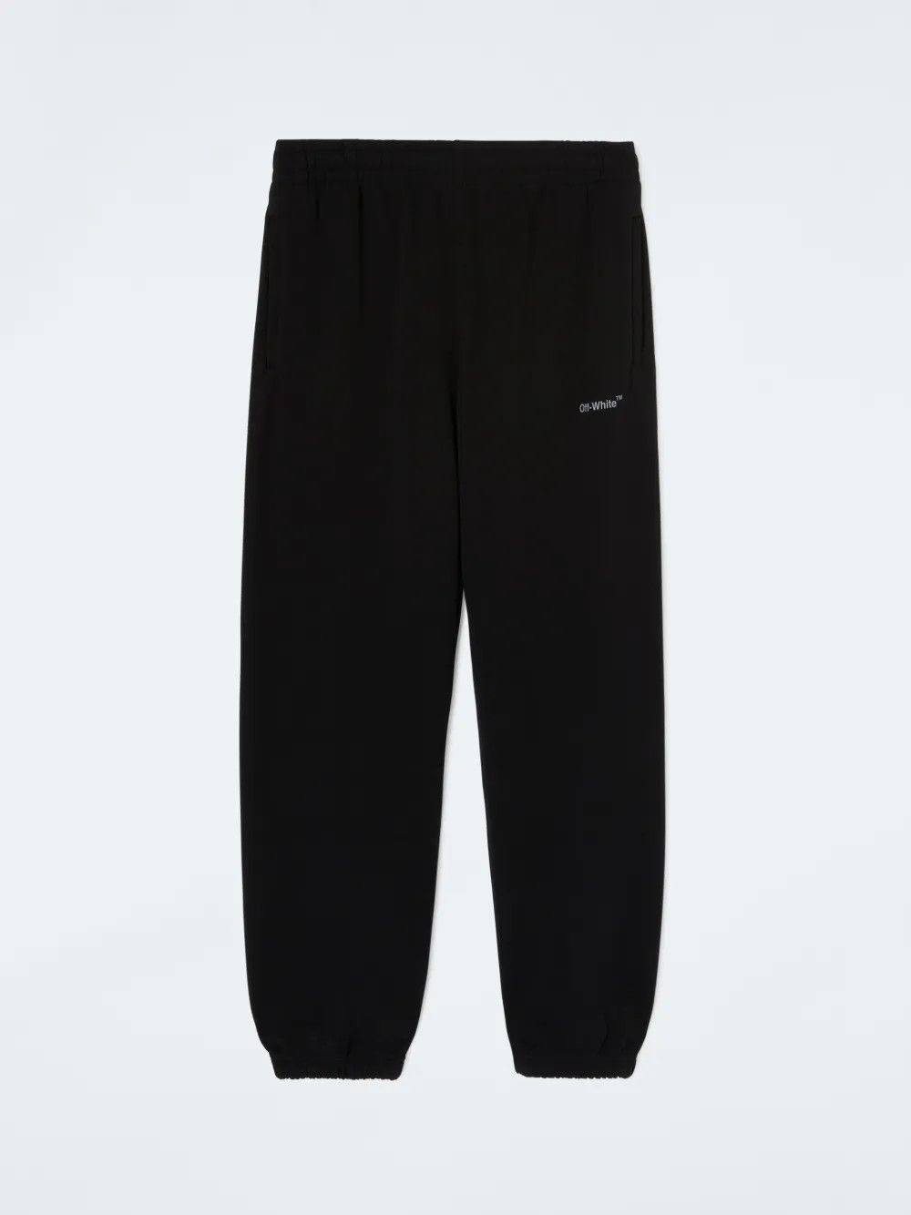 Off-White o1gr1nt0425 Diag Outline Shorten Sweatpant in Black Size US 28 / EU 44 - 1 Thumbnail