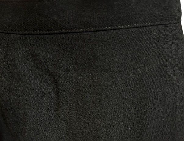 Karl Lagerfeld Karl Lagerfeld VTG Wool Black Pencil Skirt - IT 42 (US 10) Size 28" / US 6 / IT 42 - 2 Thumbnail