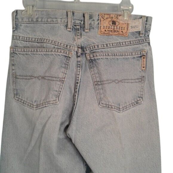 Lucky Brand Lucky Brand Size 31 Jeans Mens Relaxed Fit Dungarees Blue De Size US 31 - 8 Thumbnail