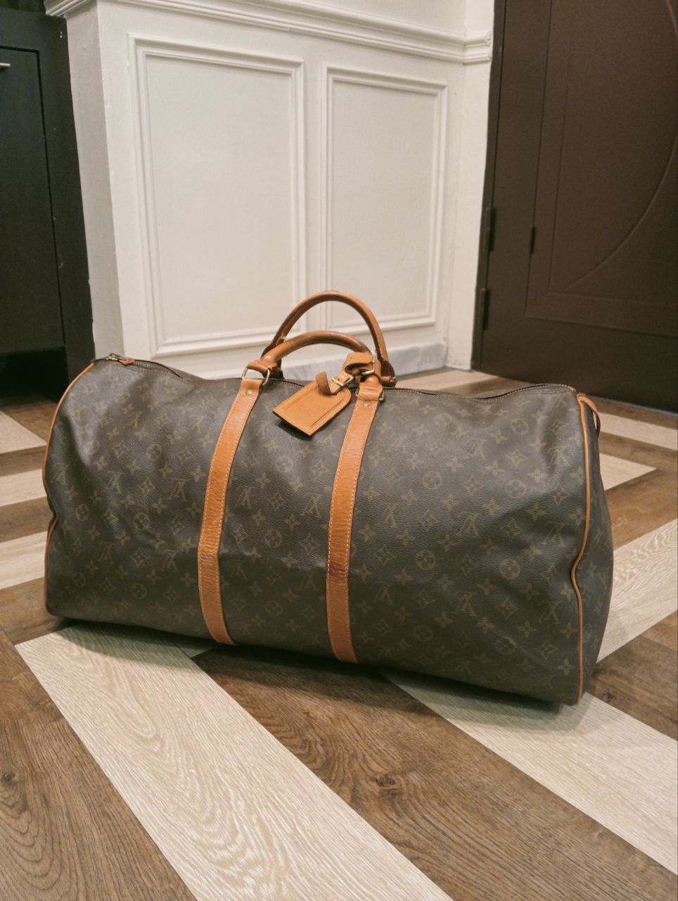 Louis Vuitton VINTAGE LOUIS VUITTON KEEPALL 60 ECLAIR BAG Size ONE SIZE - 3 Thumbnail