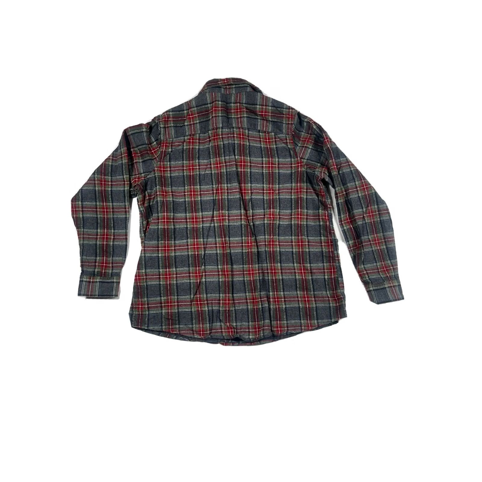Vintage LL Bean Shirt Mens L Large Plaid Flannel Long Sleeve Button Down Relaxed Fit Size US L / EU 52-54 / 3 - 7 Thumbnail