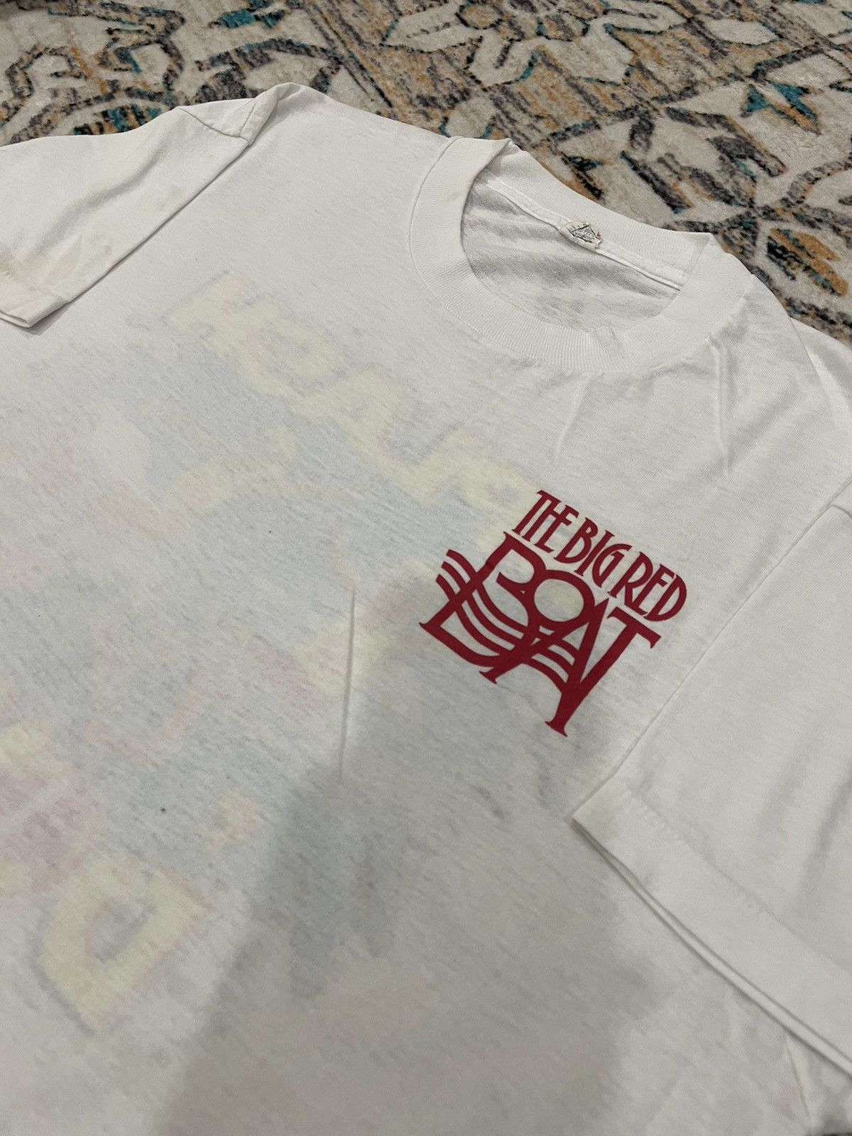 Vintage 80s The Big Red Boat Promo Tee Size US M / EU 48-50 / 2 - 1 Thumbnail