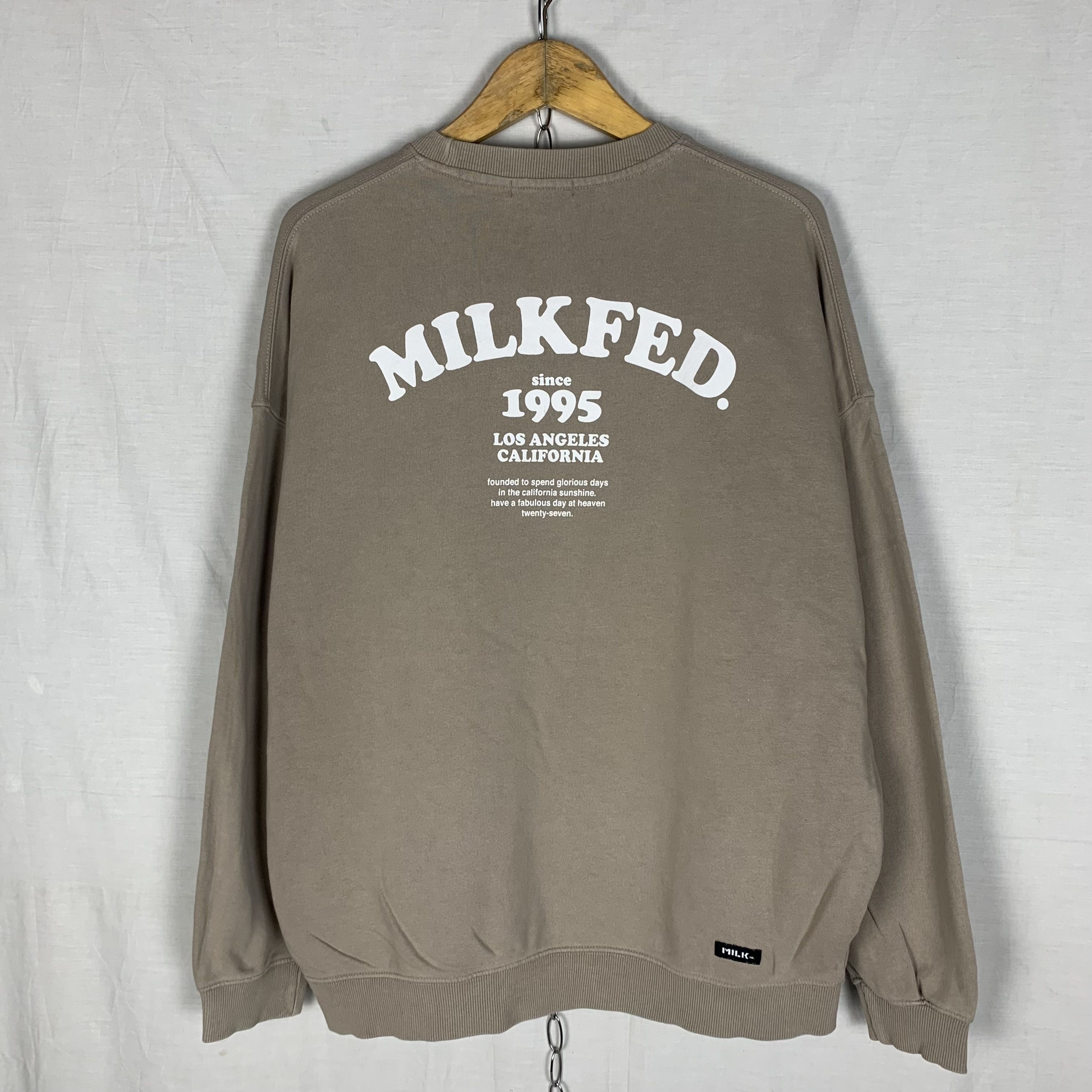 Japanese Brand Milkfed Sweatshirt Crewneck Size US M / EU 48-50 / 2 - 1 Thumbnail