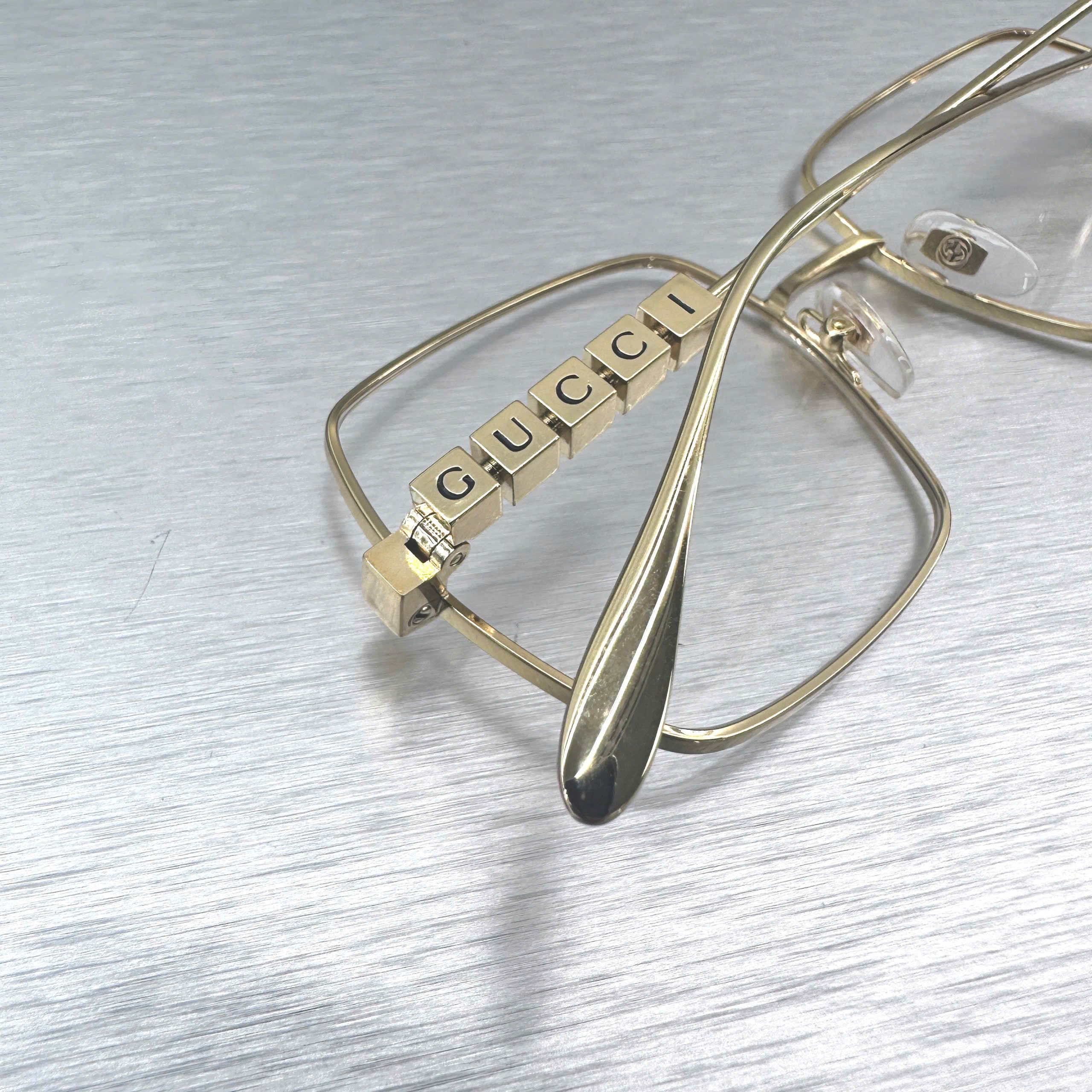 Gucci GUCCI GG1434O_001 GOLD Size ONE SIZE - 3 Thumbnail