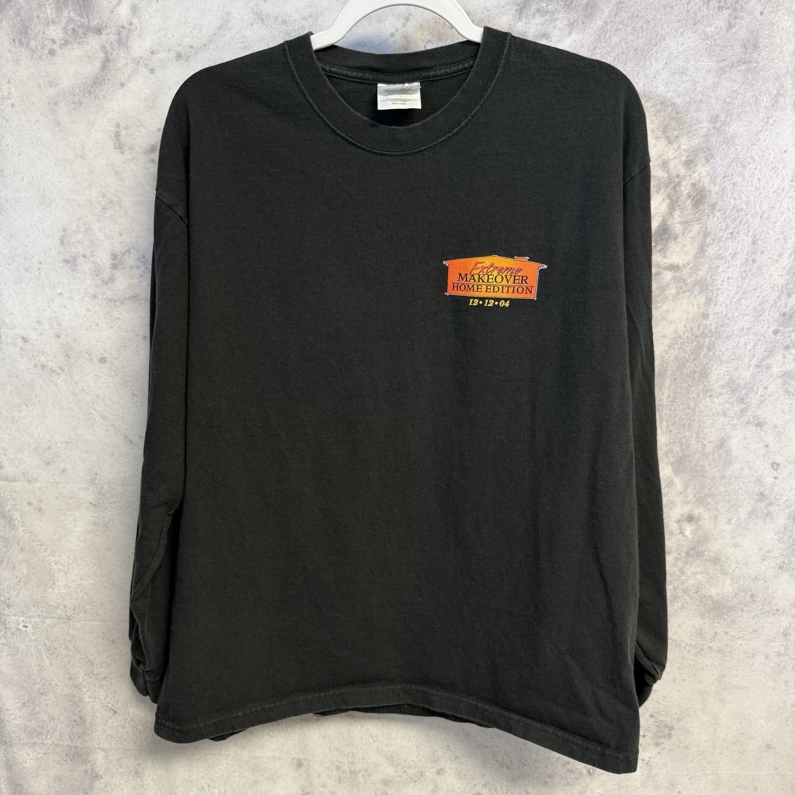Vintage Vintage Extreme Home Makeover T Shirt Mens Large Black 2004 Size US L / EU 52-54 / 3 - 2 Thumbnail