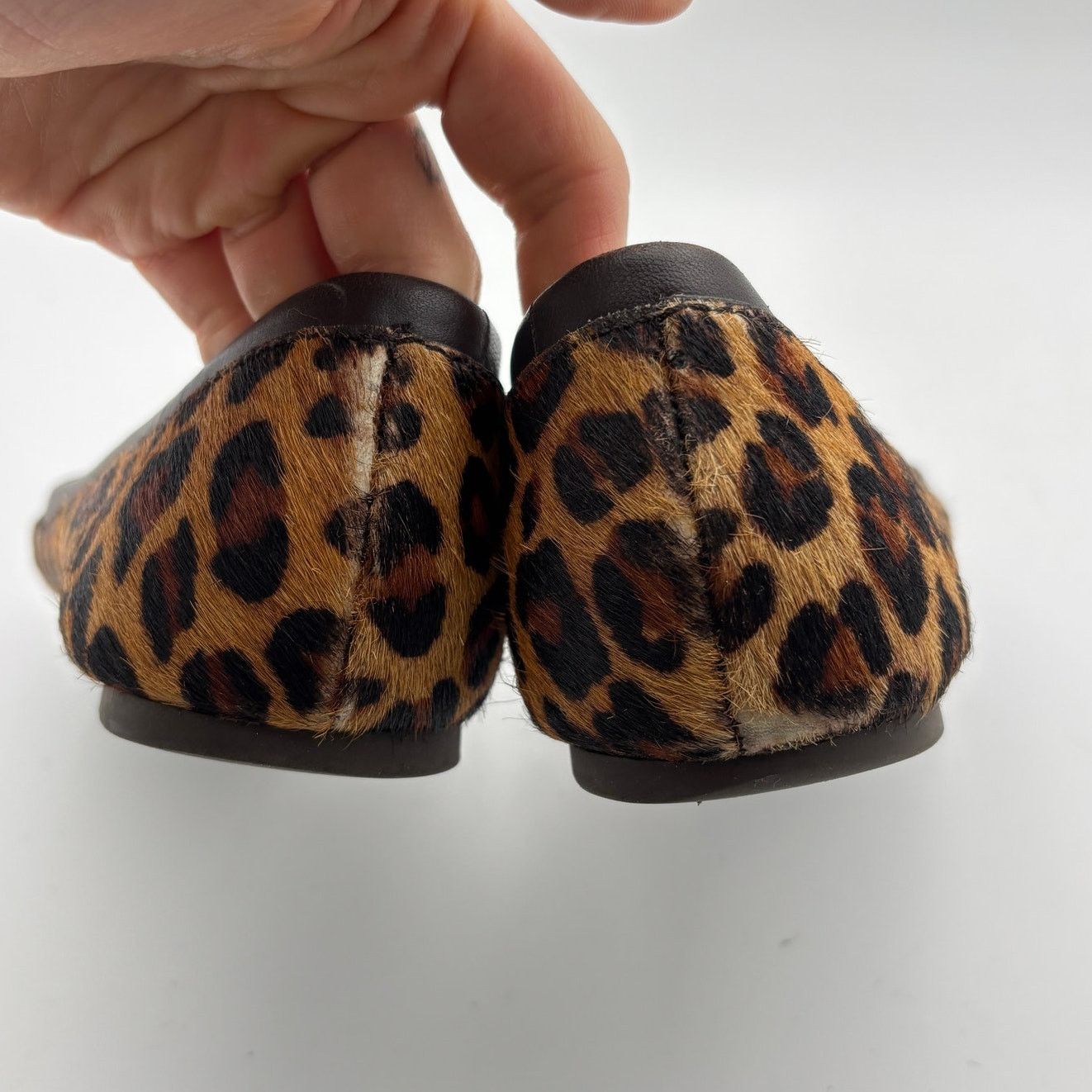 Tory Burch Tory Burch Leopard Print Calf Hair Ballet Flats Women's 8 Size US 8 / IT 38 - 10 Thumbnail