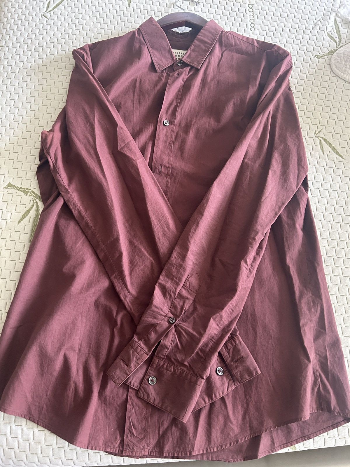 Maison Margiela Maison Margiela button up dress shirt mmm Italy 🇮🇹 designer Size US L / EU 52-54 / 3 - 5 Thumbnail