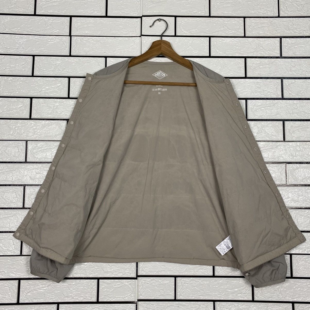Japanese Brand Vintage Snap Button Bomber Jacket Danton Size US M / EU 48-50 / 2 - 14 Thumbnail