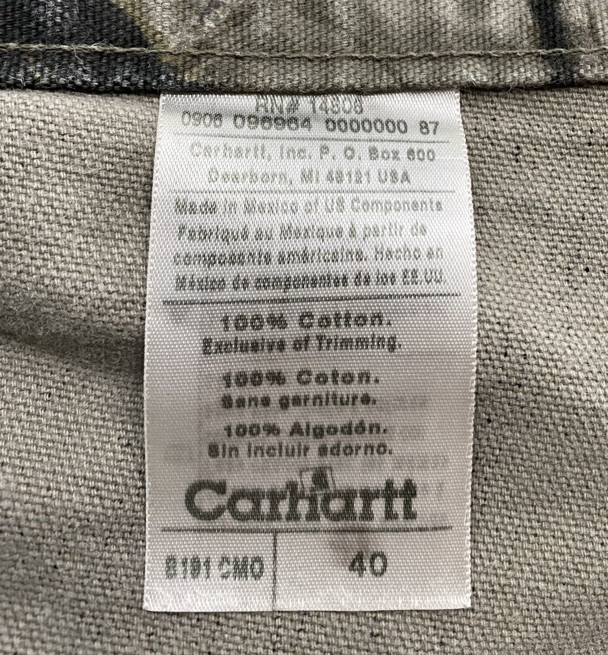 Carhartt VTG Y2K Carhartt Realtree Hardwoods Camo Camouflage Shorts Size US 42 / EU 58 - 6 Thumbnail