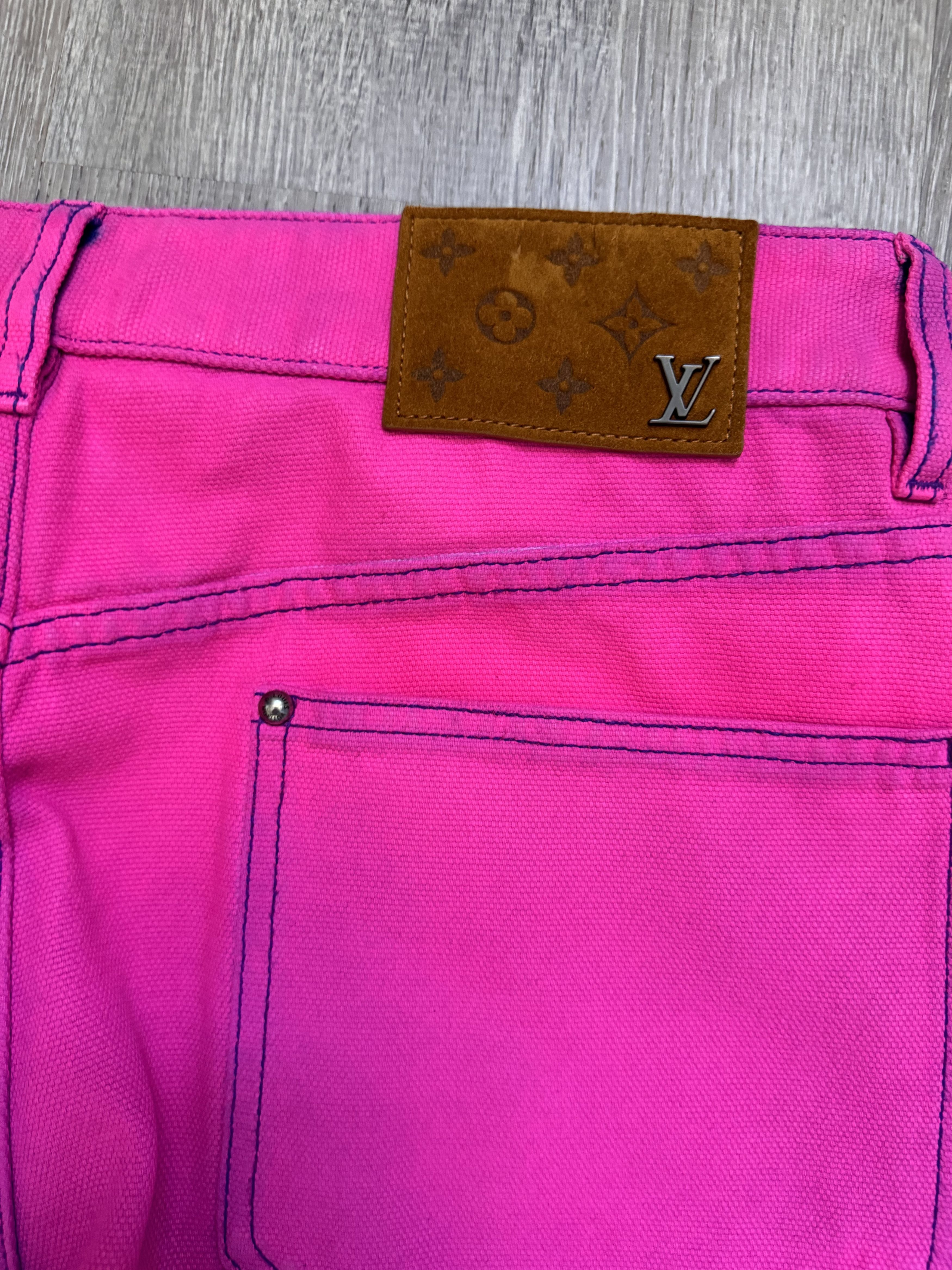 Louis Vuitton Louis Vuitton Gradient Blue Purple Denim Pants Size US 28 / EU 44 - 7 Thumbnail