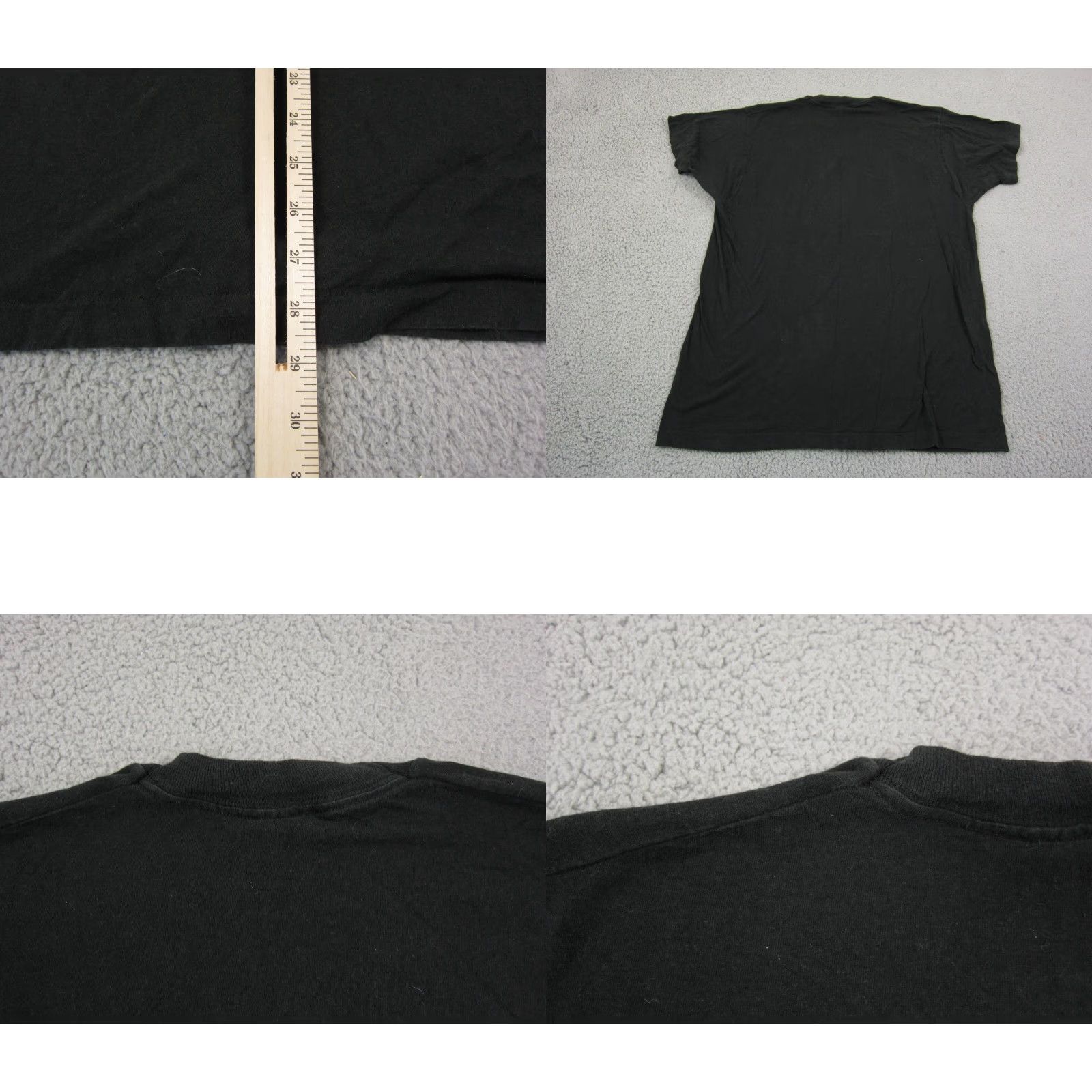 Vintage VINTAGE Screen Stars Shirt Mens XL Black 70s Made USA Single Stitch Crew Neck T-Shirt Short Sleeve Classic Logo 70s Mens XL Black Size US XL / EU 56 / 4 - 8 Thumbnail