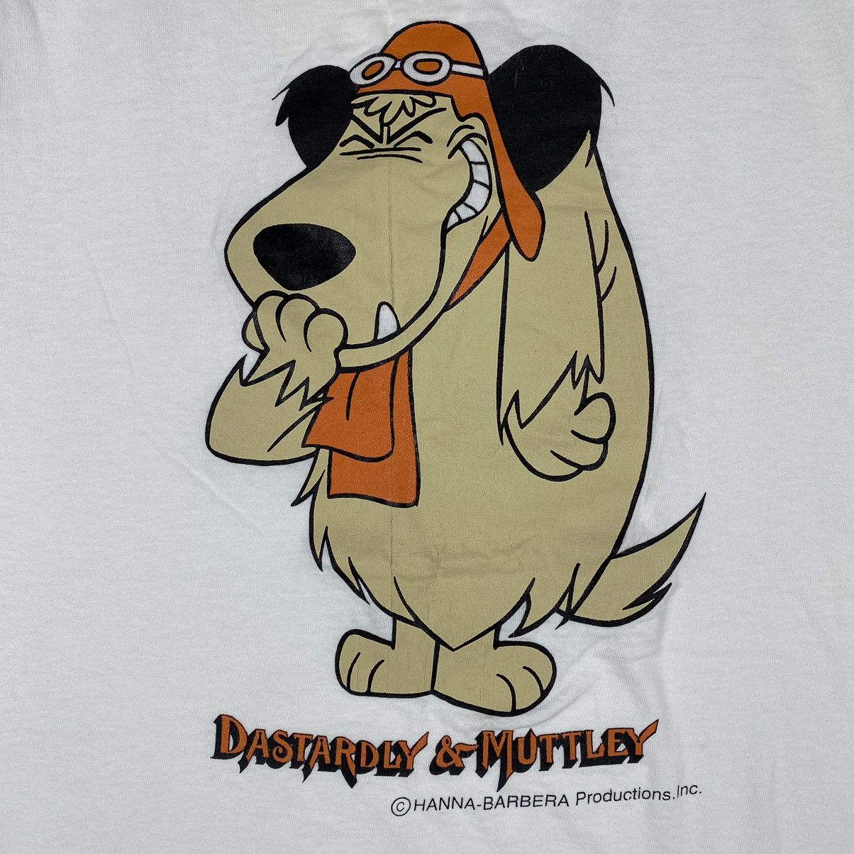 Vintage VINTAGE 90's DASTARDLY & MUTTLEY HANNA BARBERA CARTOON TEE Size US L / EU 52-54 / 3 - 3 Thumbnail