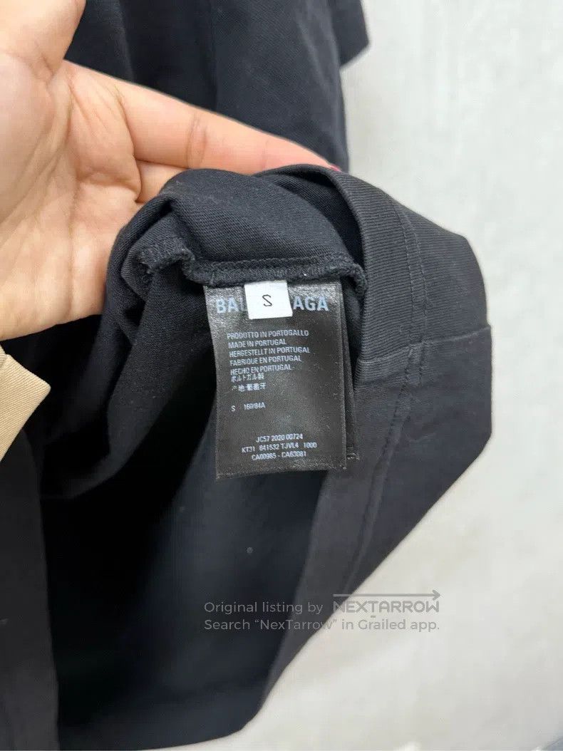 Balenciaga Balenciaga Reverse B Embroidered Short Sleeve Size US S / EU 44-46 / 1 - 2 Thumbnail