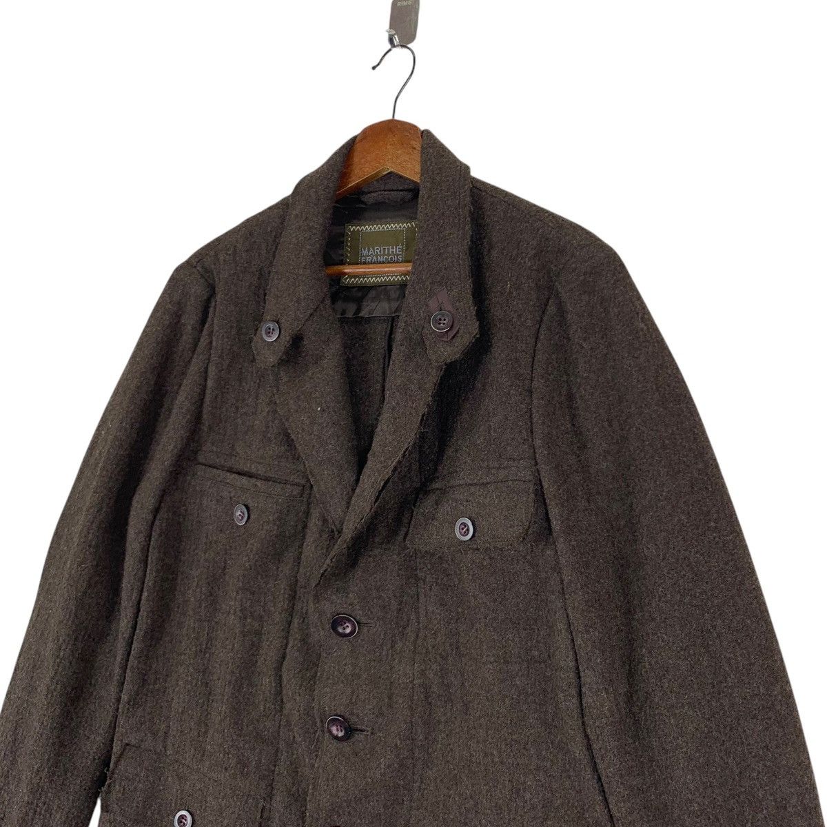 Marithe + Francois Girbaud VINTAGE MARITHE FRANCOIS GIRBAUD WOOL COAT Size M / US 6-8 / IT 42-44 - 3 Thumbnail