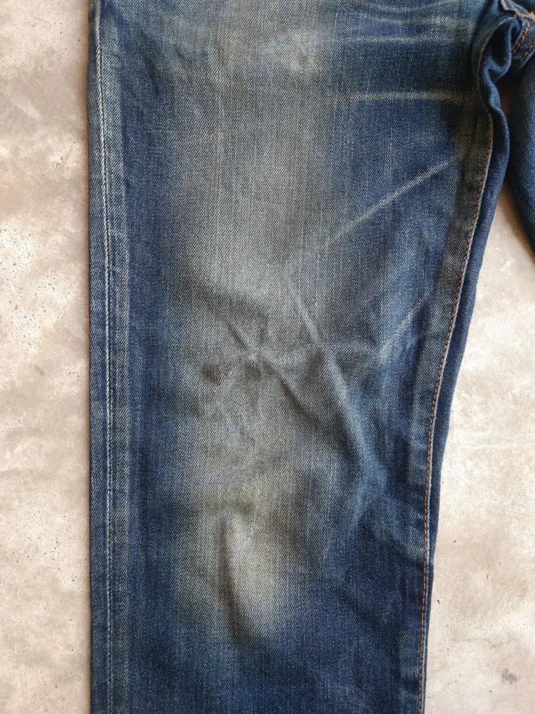 Japanese Brand Vintage Edwin Distressed Jeans 29x30 Size US 29 - 5 Thumbnail