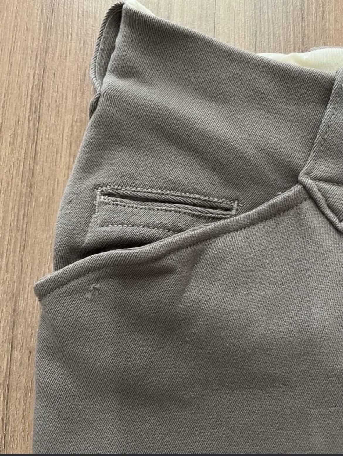 Levi's VINTAGE 50s/60s LEVIS SHORT HORN GARBADINE WOOL TROUSER Size US 30 / EU 46 - 8 Thumbnail
