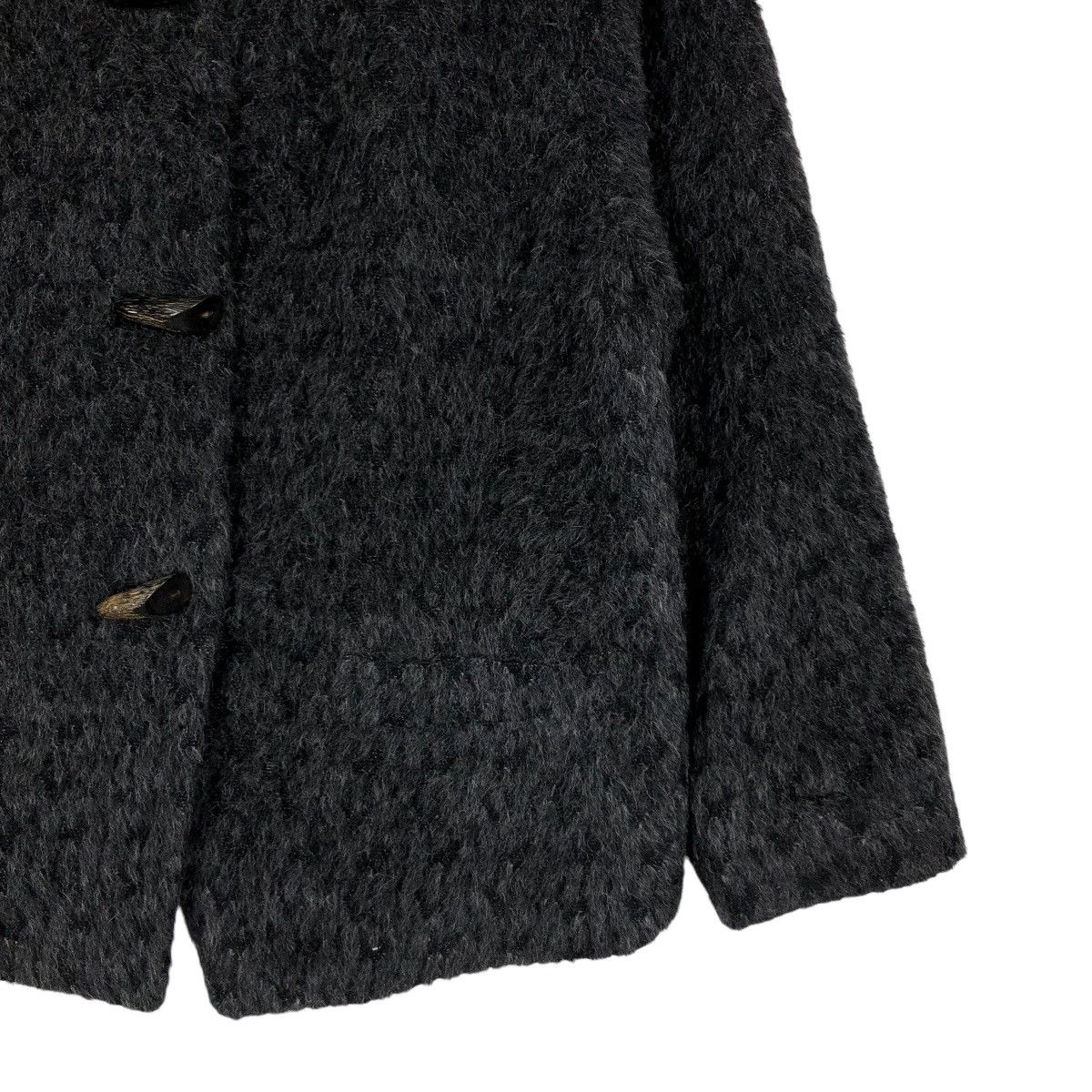 Designer 🔥Wool Mohair Cropped Jacket Dinah Flo Debut in 1989 Size US M / EU 48-50 / 2 - 4 Thumbnail