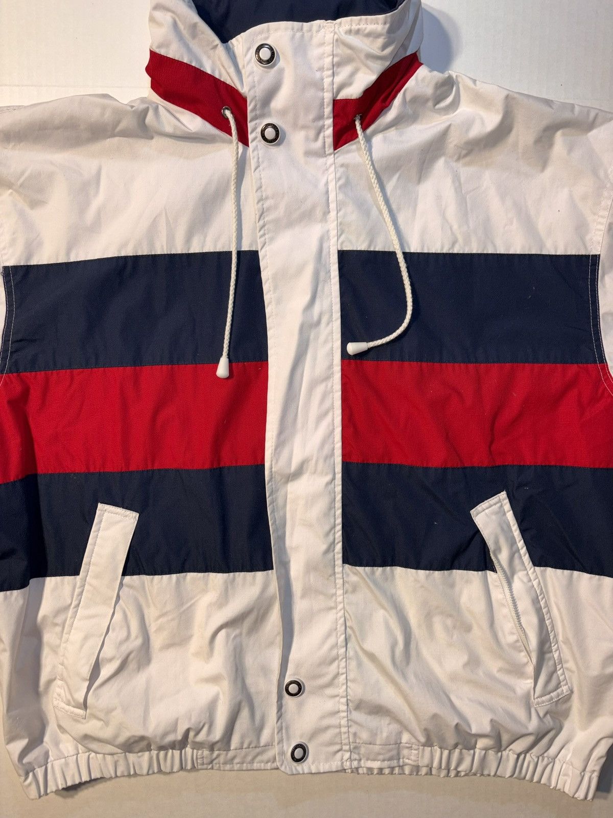 Members Only Vtg Marine Wear Tommy Hilfiger Windbreaker Sailing Jacket Size US L / EU 52-54 / 3 - 2 Thumbnail