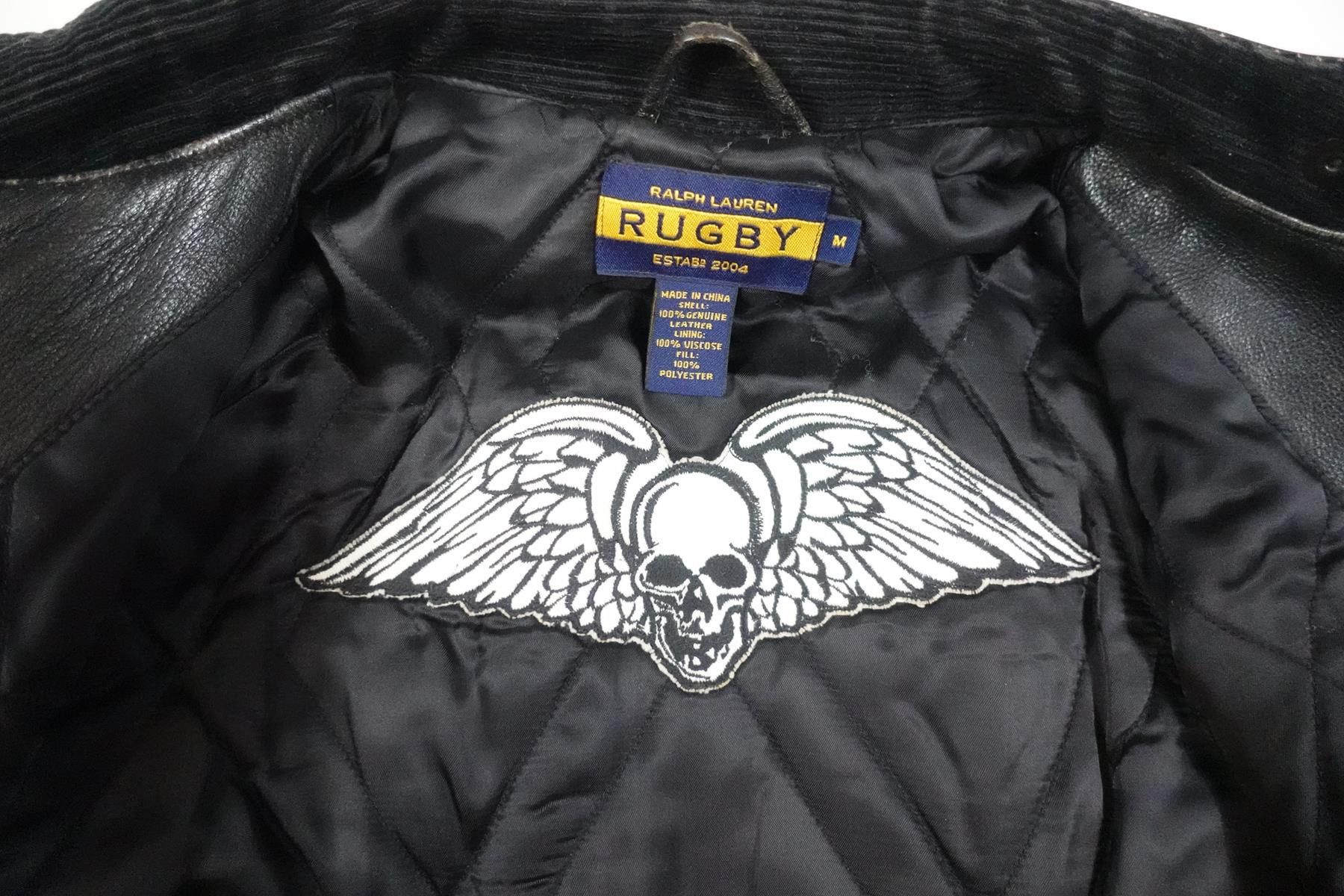 Rugby Ralph Lauren Ralph Lauren Rugby Jacket Leather Indian Biker Moto Skull M Size US M / EU 48-50 / 2 - 3 Thumbnail
