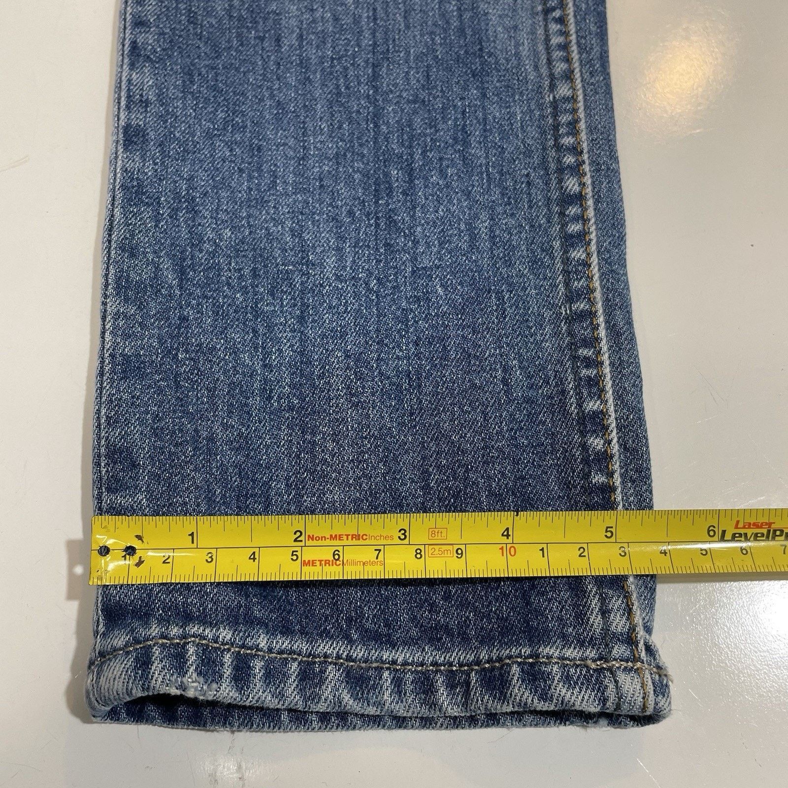 Hudson Hudson Light Wash Mens Zack Slim Fit Distressed Jeans 31x34 Size US 31 - 6 Thumbnail