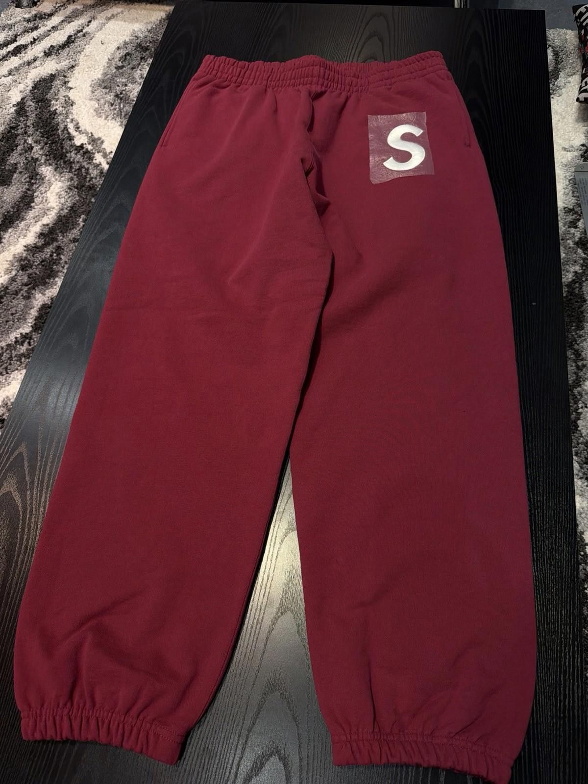 Supreme Supreme S Logo Sweatpants Red (SS25) Brand New Size XXL Size US 40 / EU 56 - 5 Thumbnail