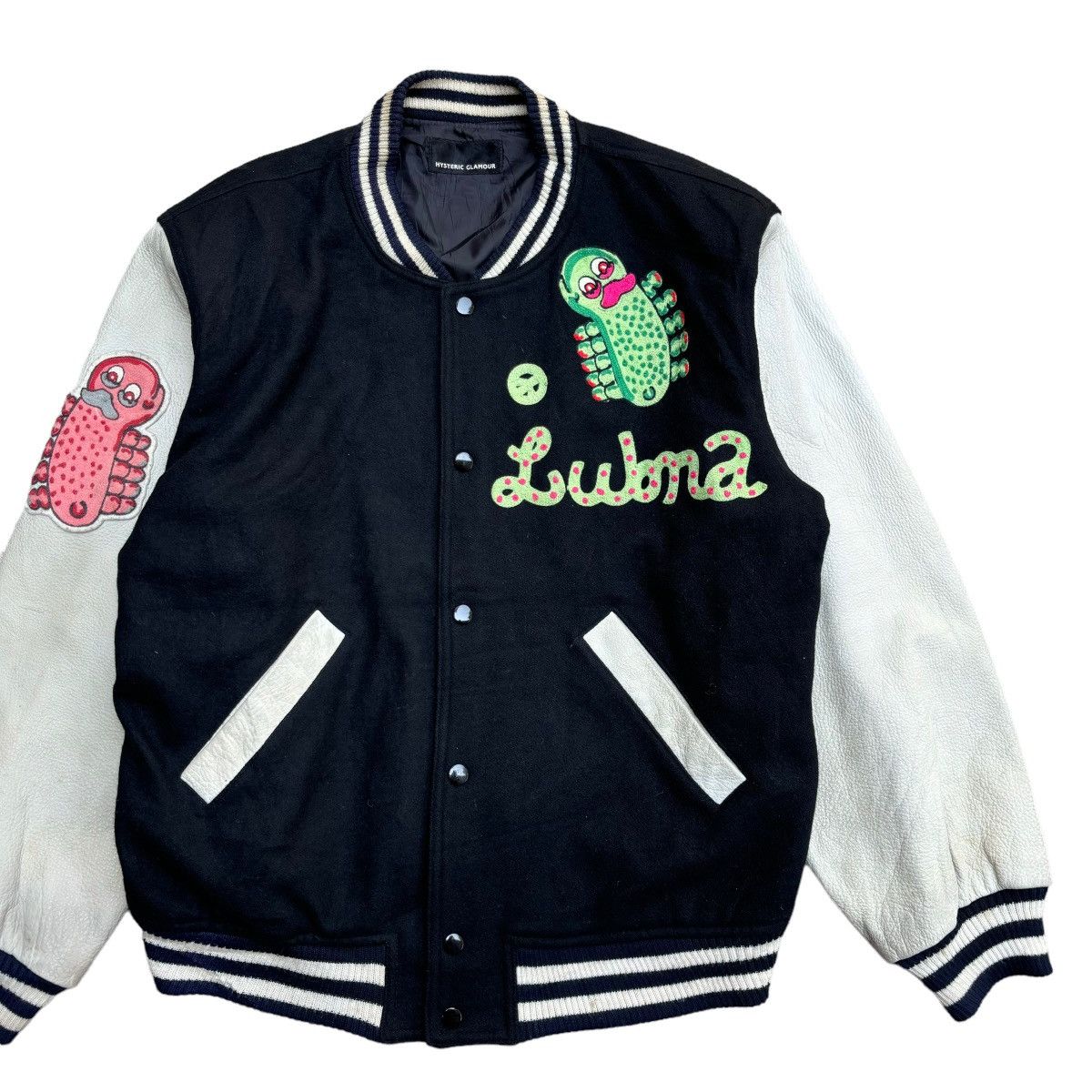 Hysteric Glamour 90's Hysteric Glamour Lubma Varsity Jacket Size US L / EU 52-54 / 3 - 2 Thumbnail
