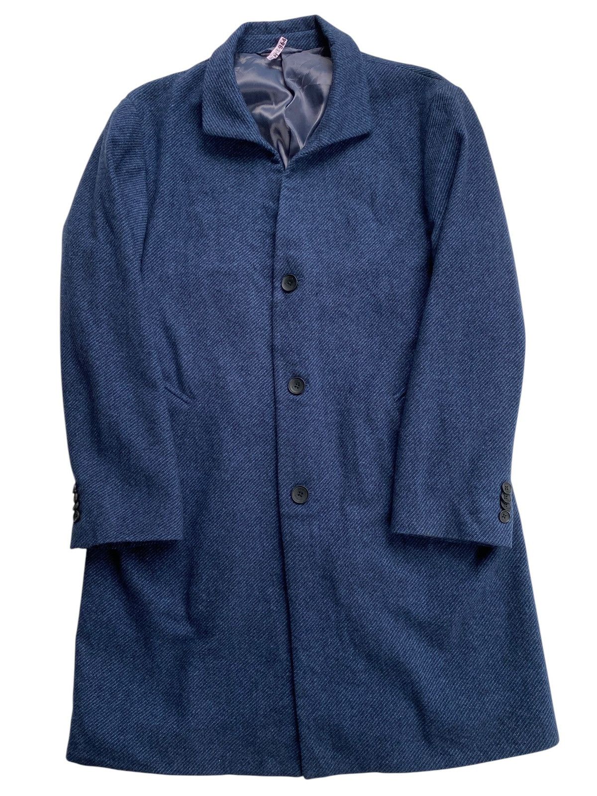 Issey Miyake × Japanese Brand × Tete Homme Tete Homme Wool Long Jacket Size US L / EU 52-54 / 3 - 1 Thumbnail