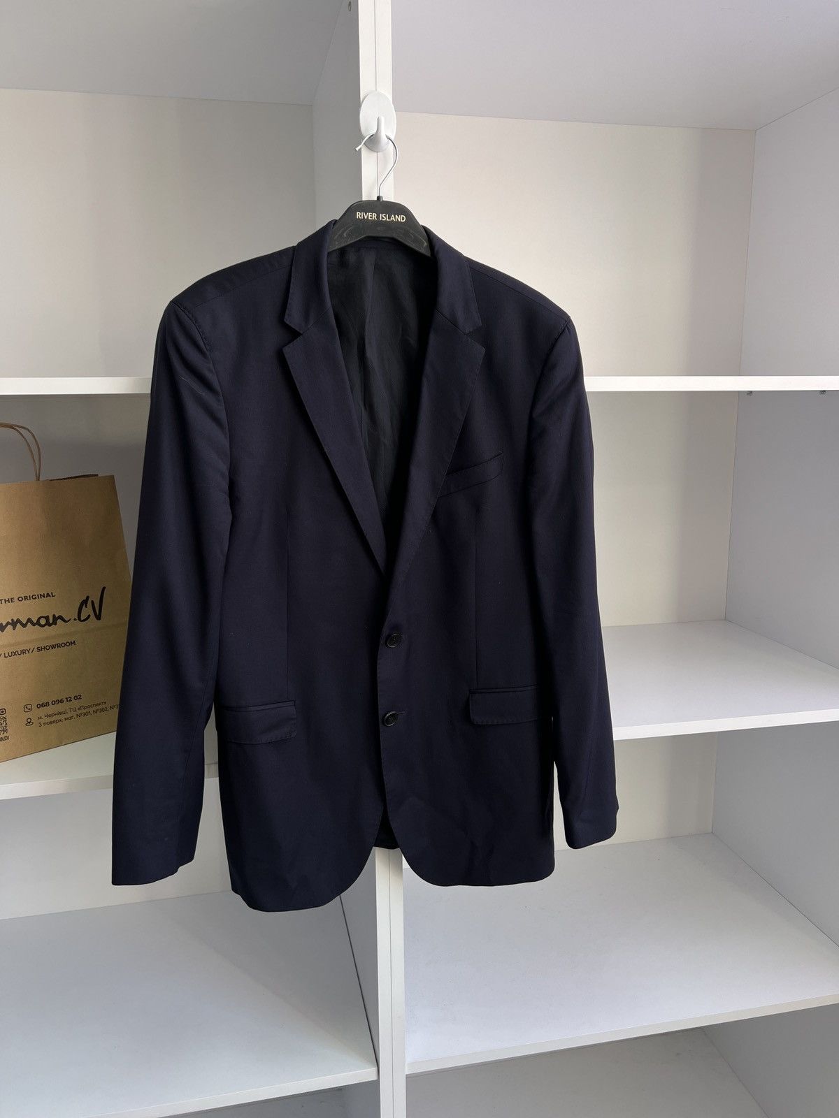 Hugo Boss × Vintage Vintage Hugo Boss Luxury Old Money Style Suit Size 52S - 6 Thumbnail